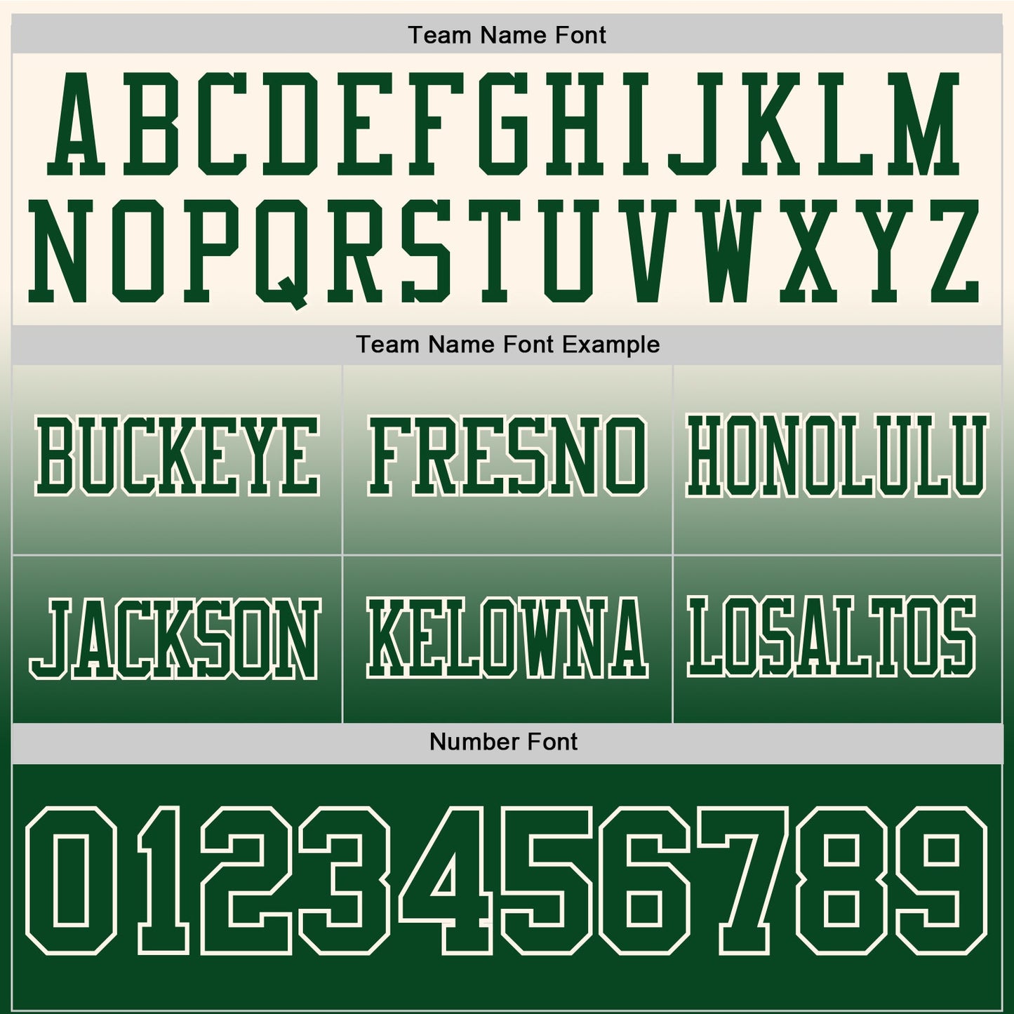 Custom Cream Green Authentic Fade Fashion Football Jersey view 3