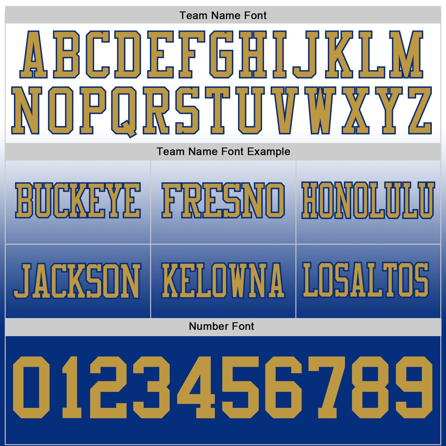 Custom White Old Gold-Royal Authentic Fade Fashion Football Jersey view 3