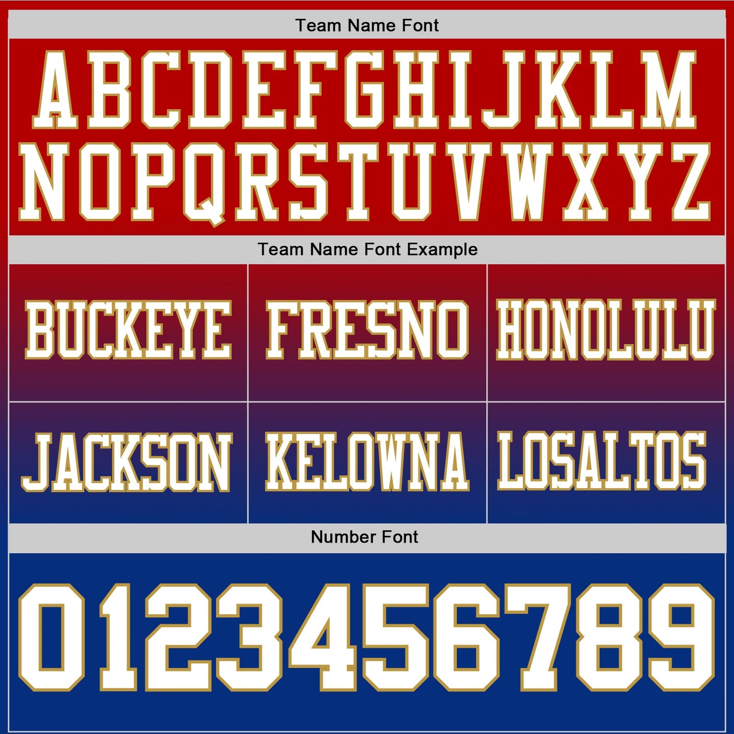 Custom Red White Royal-Old Gold Authentic Fade Fashion Football Jersey view 3