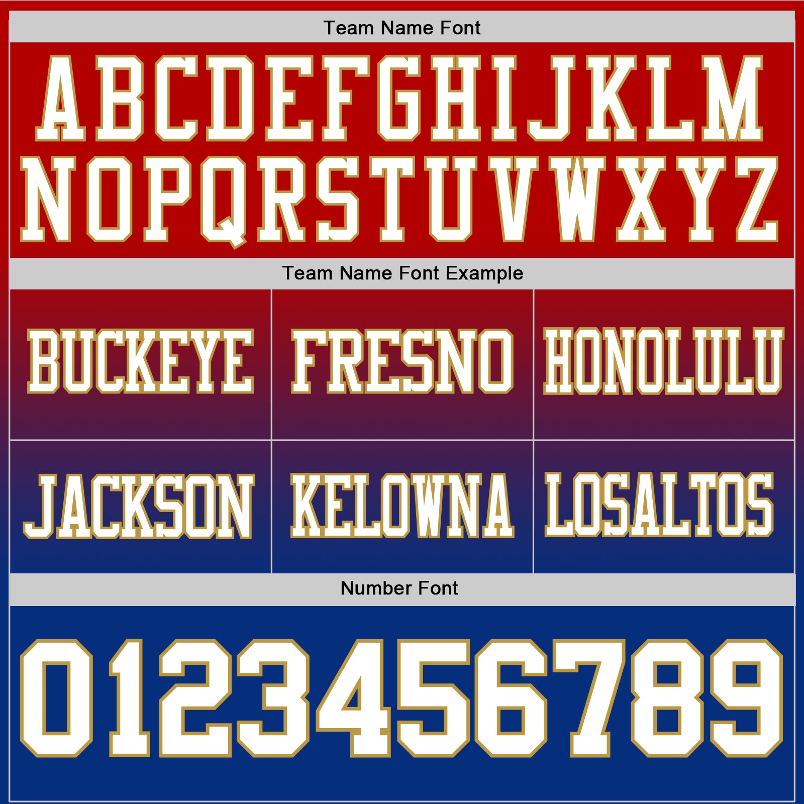 Custom Red White Royal-Old Gold Authentic Fade Fashion Football Jersey view 3