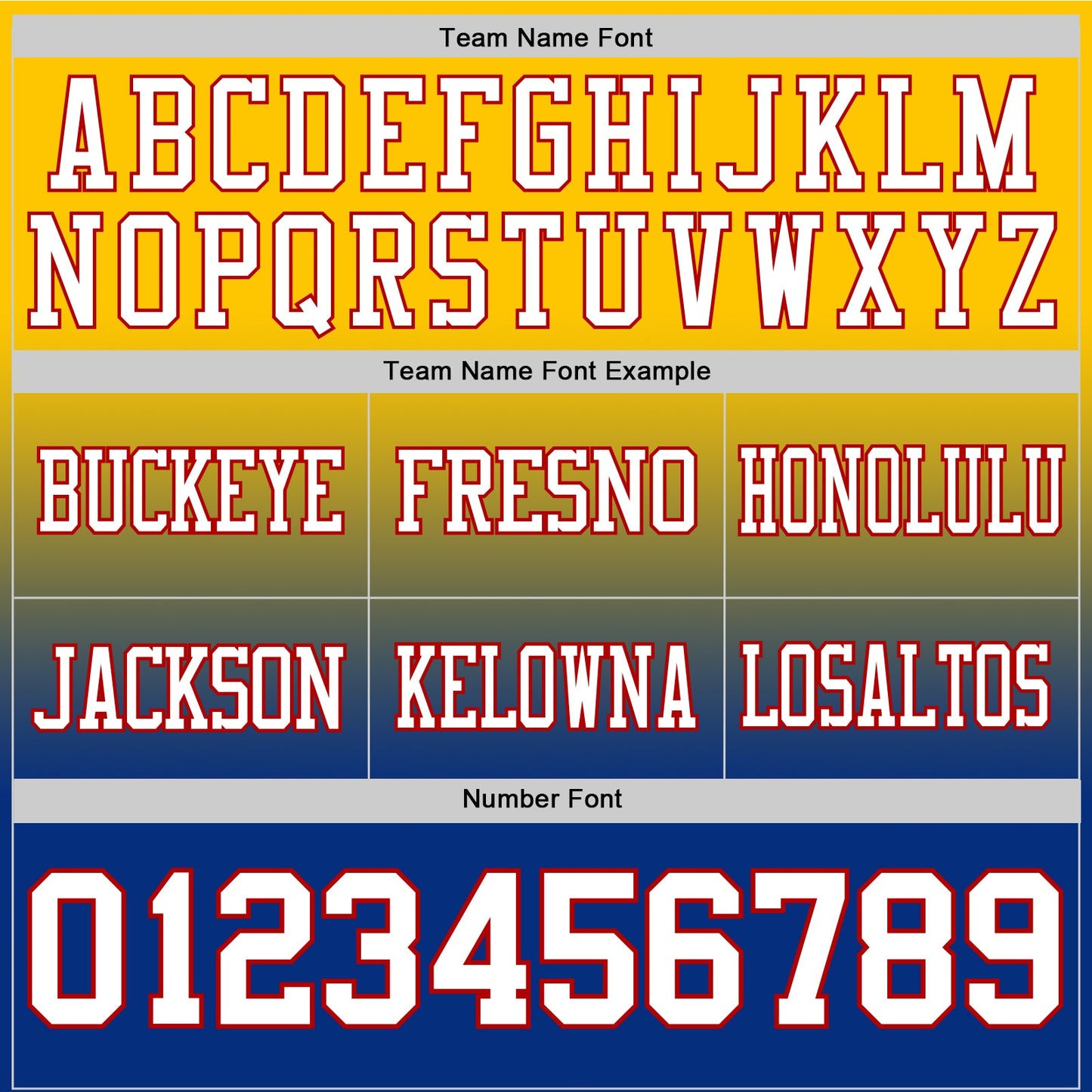 Custom Yellow White Royal-Red Authentic Fade Fashion Football Jersey view 3