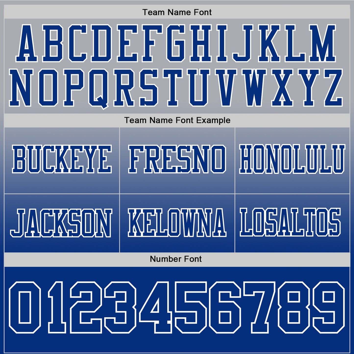 Custom Gray Royal-White Authentic Fade Fashion Football Jersey view 3