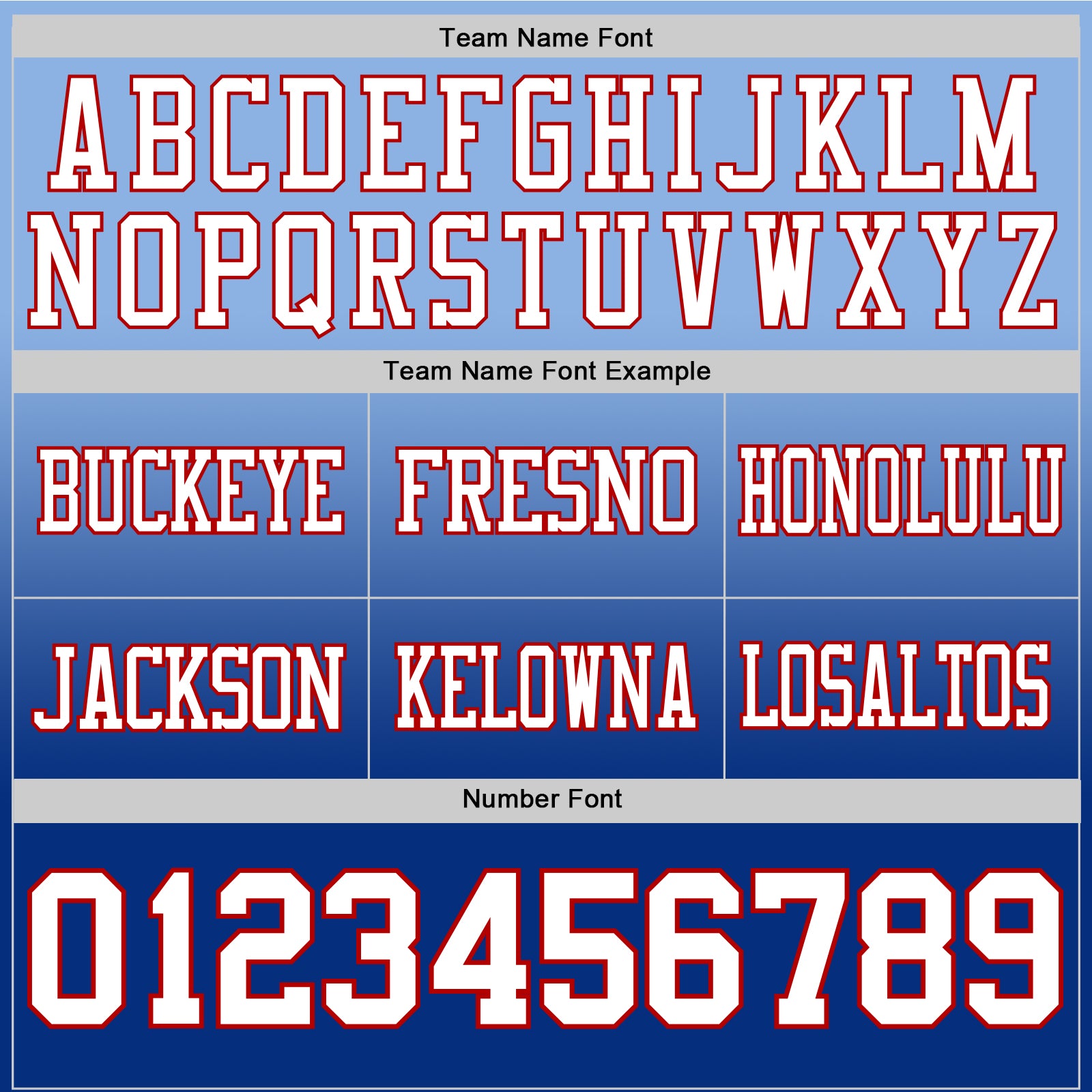Custom Light Blue White Royal-Red Authentic Fade Fashion Football Jersey view 3