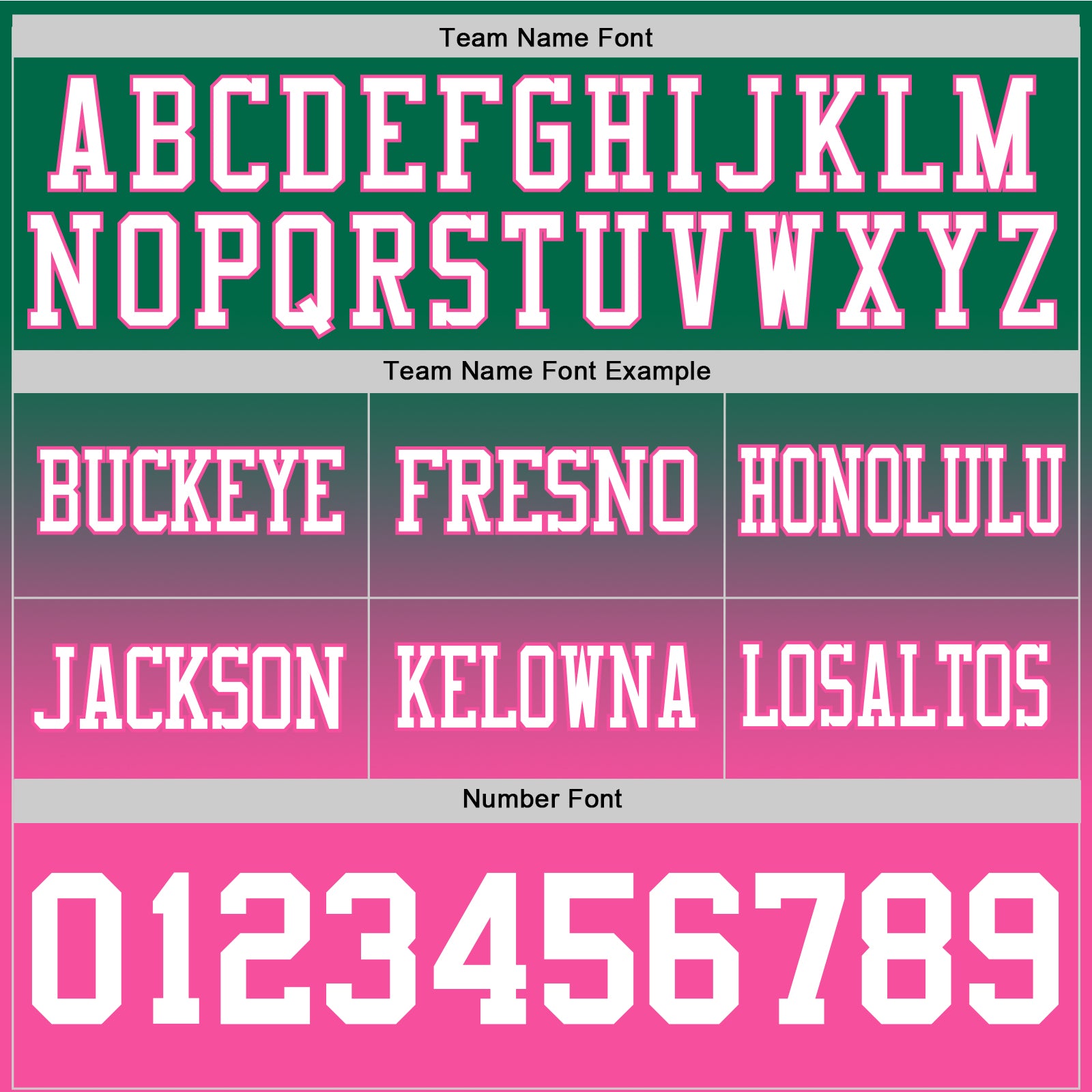 Custom Kelly Green White-Pink Authentic Fade Fashion Football Jersey view 3