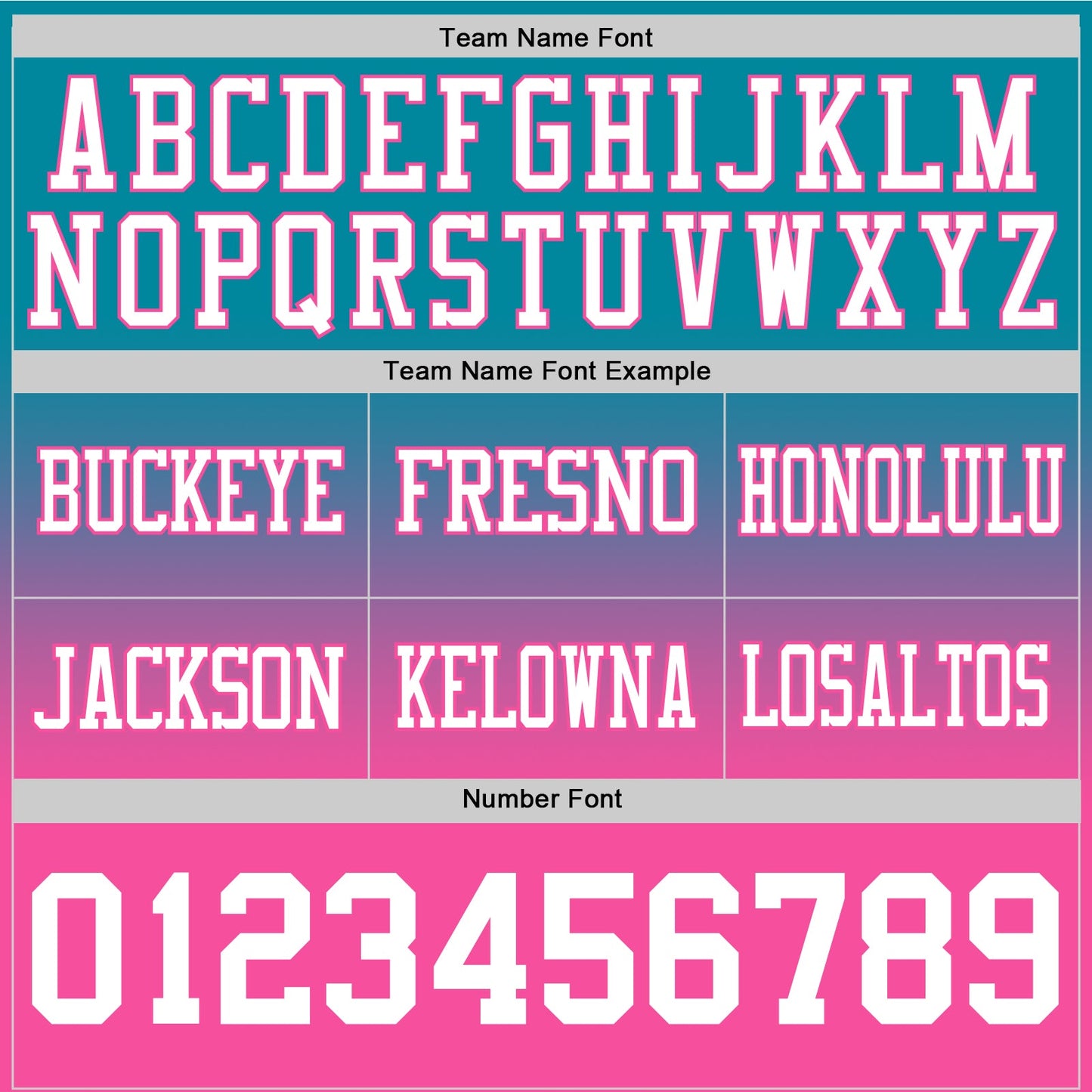Custom Teal White-Pink Authentic Fade Fashion Football Jersey view 3