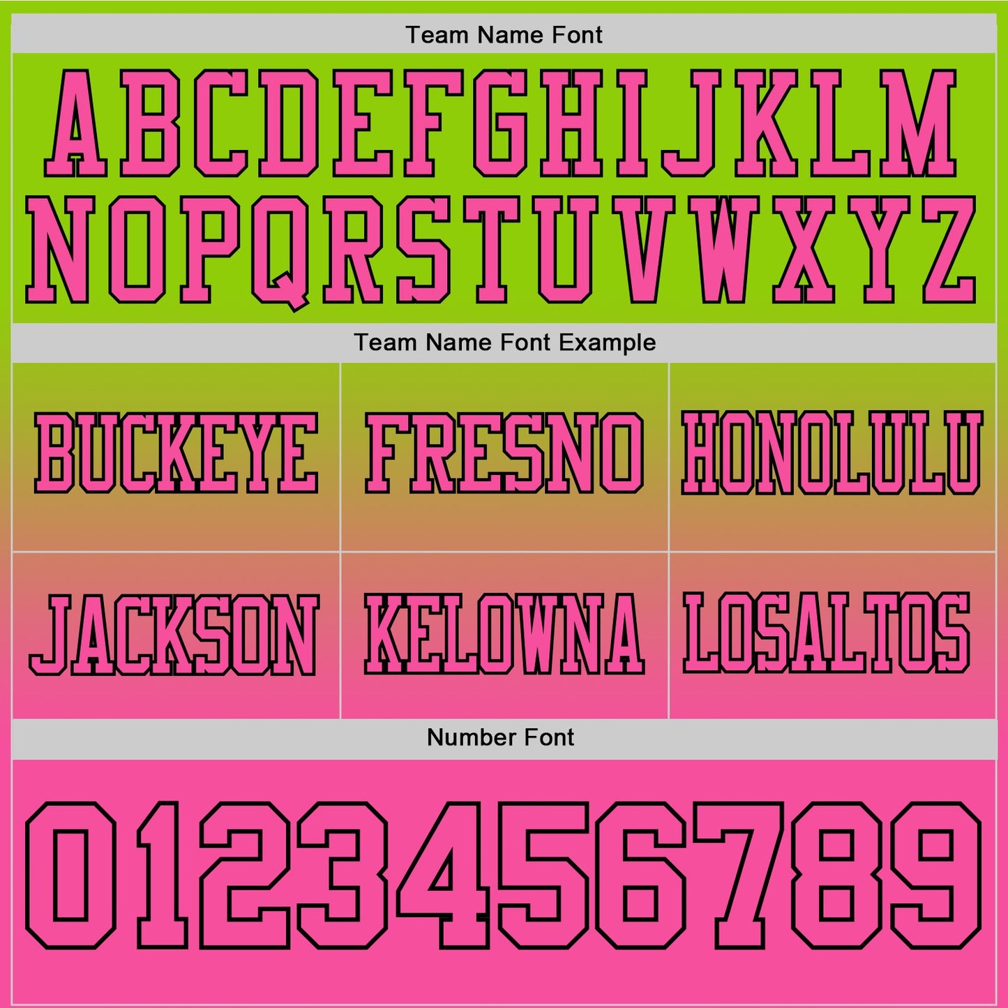 Custom Neon Green Pink-Black Authentic Fade Fashion Football Jersey view 3