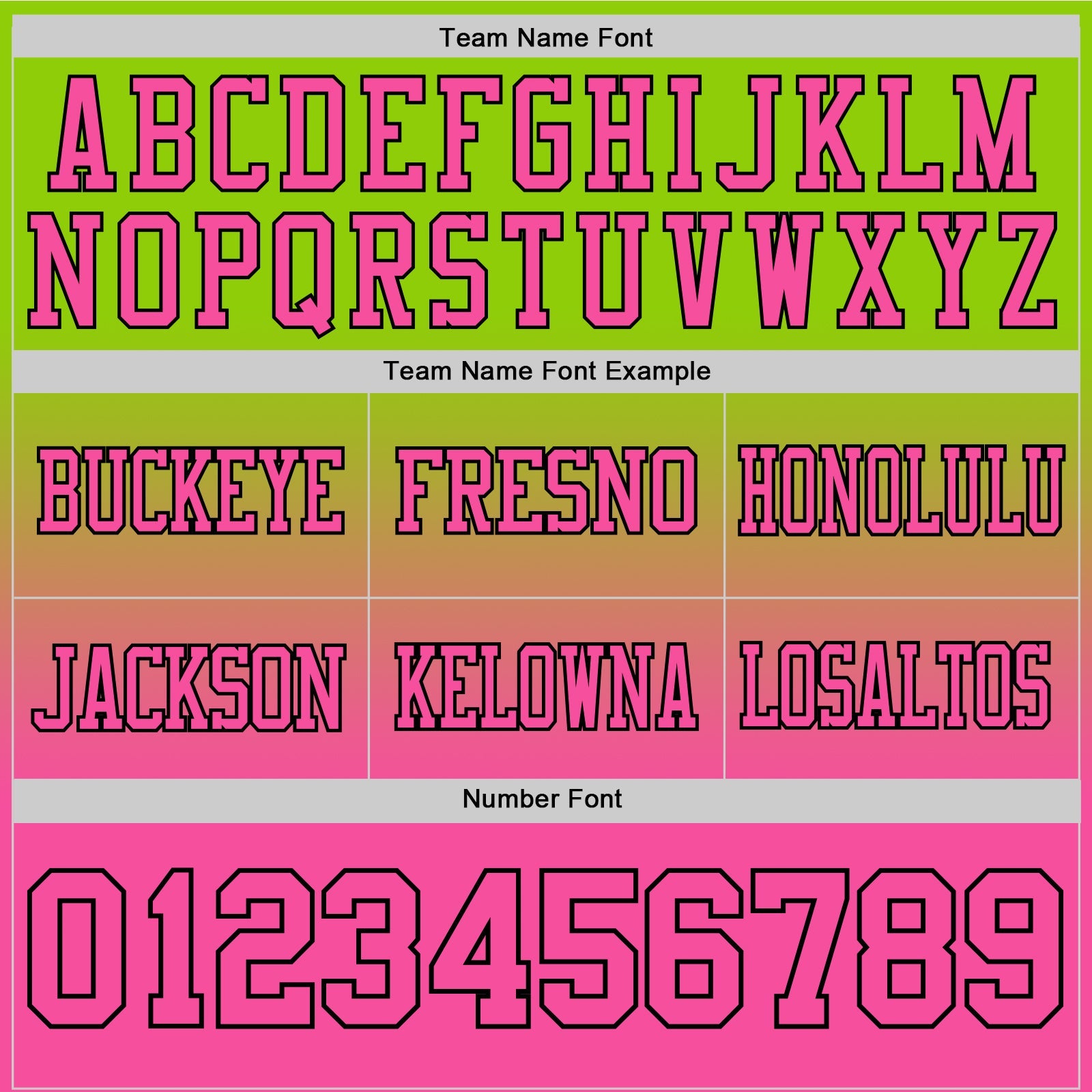 Custom Neon Green Pink-Black Authentic Fade Fashion Football Jersey view 3