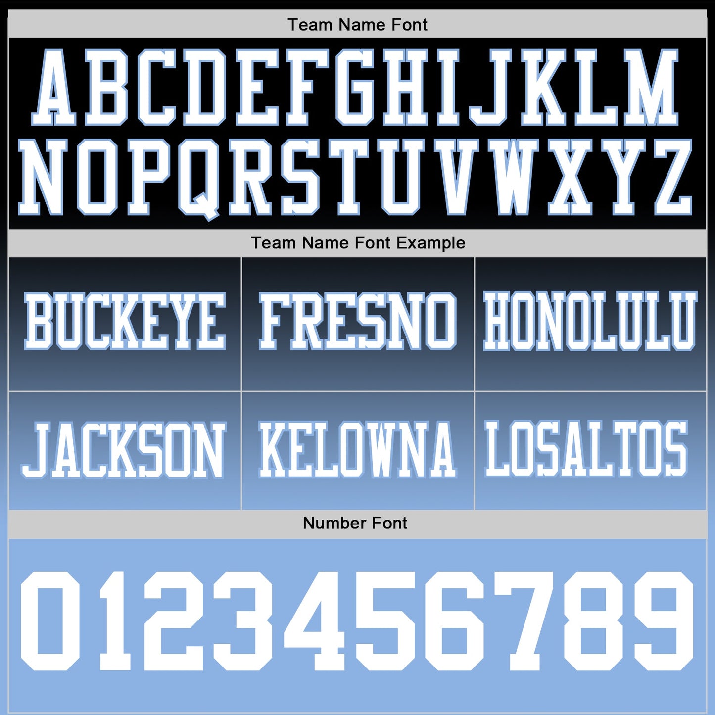 Custom Black White-Light Blue Authentic Fade Fashion Football Jersey view 3