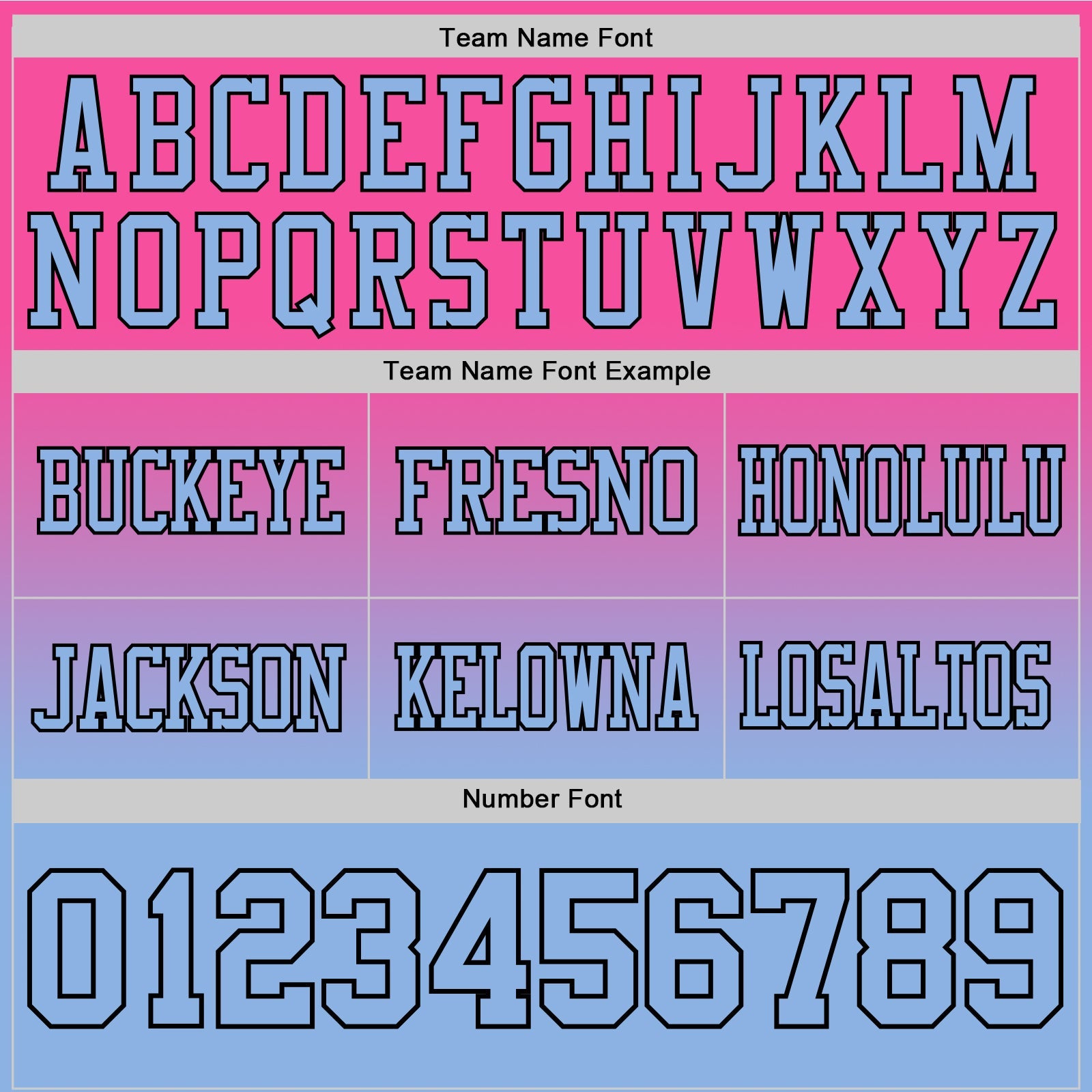 Custom Pink Light Blue-Black Authentic Fade Fashion Football Jersey view 3