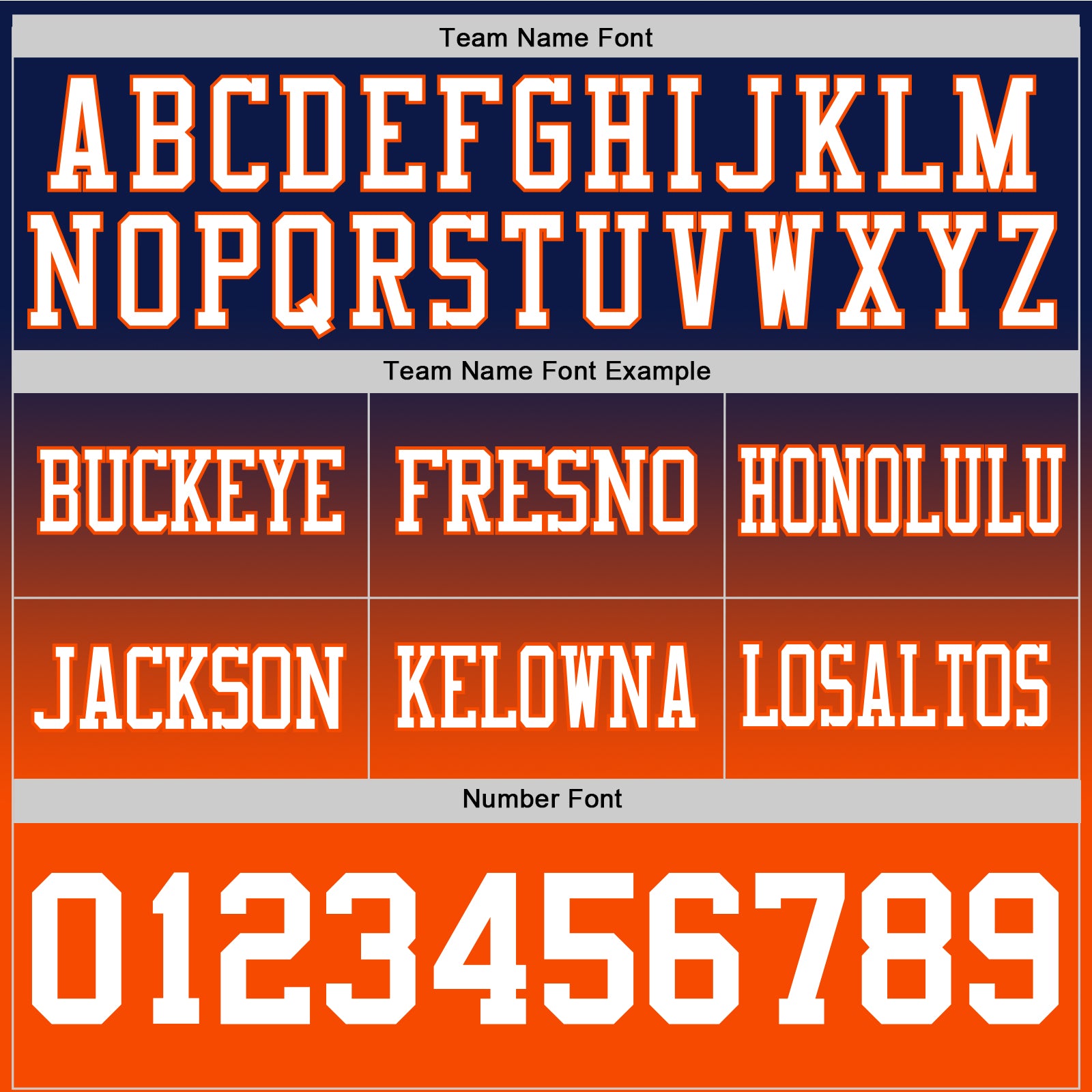 Custom Navy White-Orange Authentic Fade Fashion Football Jersey view 3