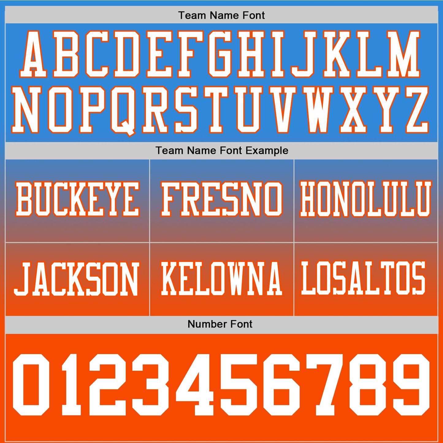 Custom Powder Blue White-Orange Authentic Fade Fashion Football Jersey view 3