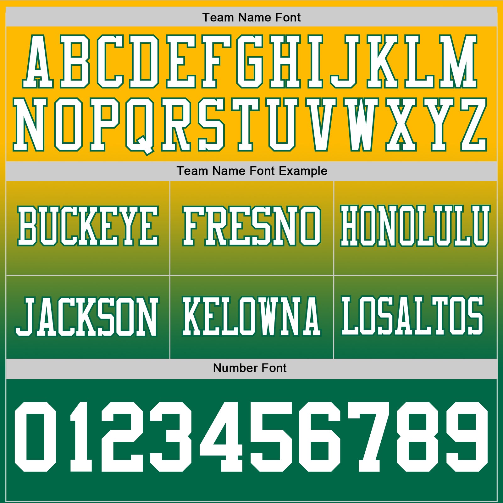 Custom Gold White-Kelly Green Authentic Fade Fashion Football Jersey view 3