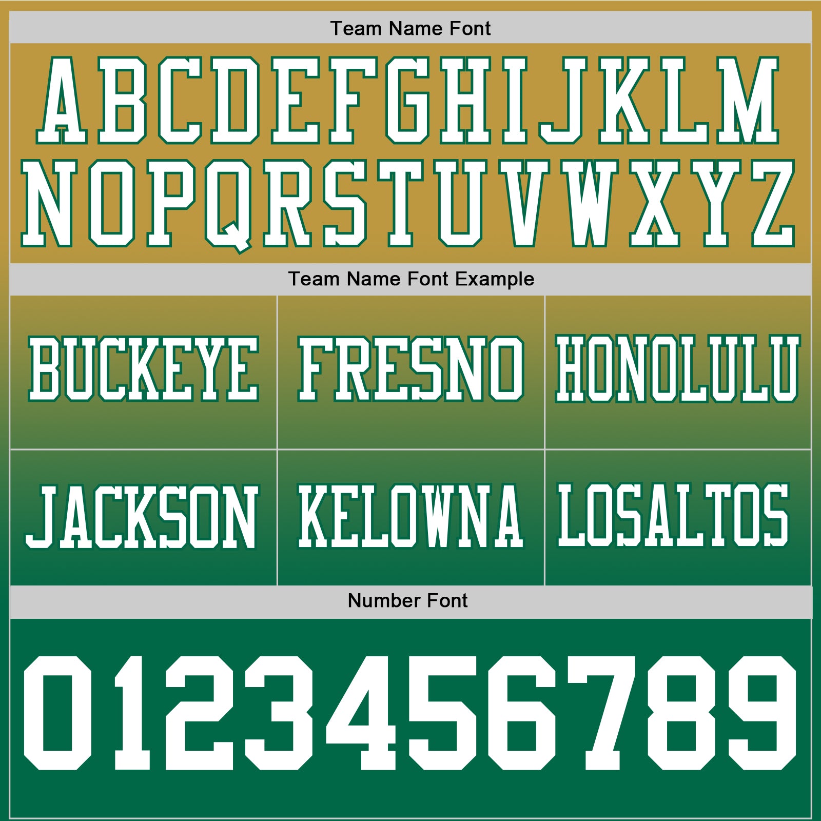 Custom Old Gold White-Kelly Green Authentic Fade Fashion Football Jersey view 3