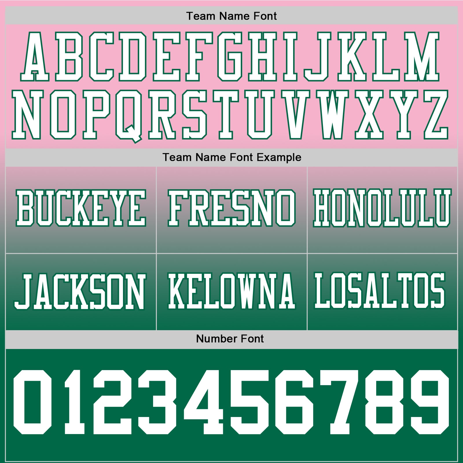 Custom Light Pink White-Kelly Green Authentic Fade Fashion Football Jersey view 3