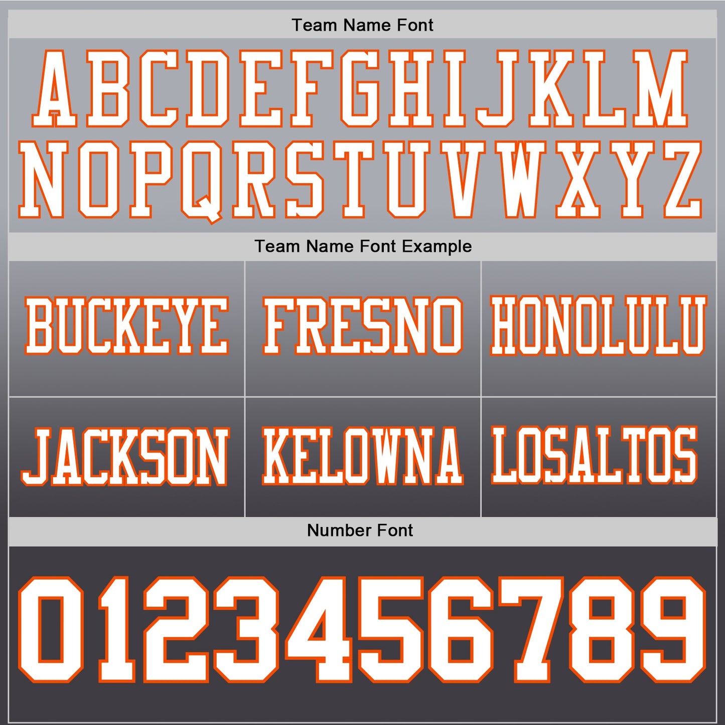 Custom Gray White Steel Gray-Orange Authentic Fade Fashion Football Jersey view 3