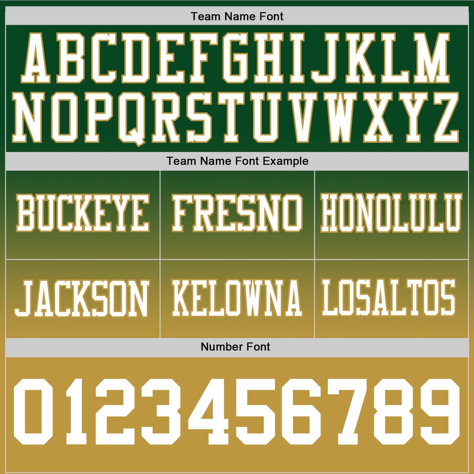 Custom Green White-Old Gold Authentic Fade Fashion Football Jersey view 3