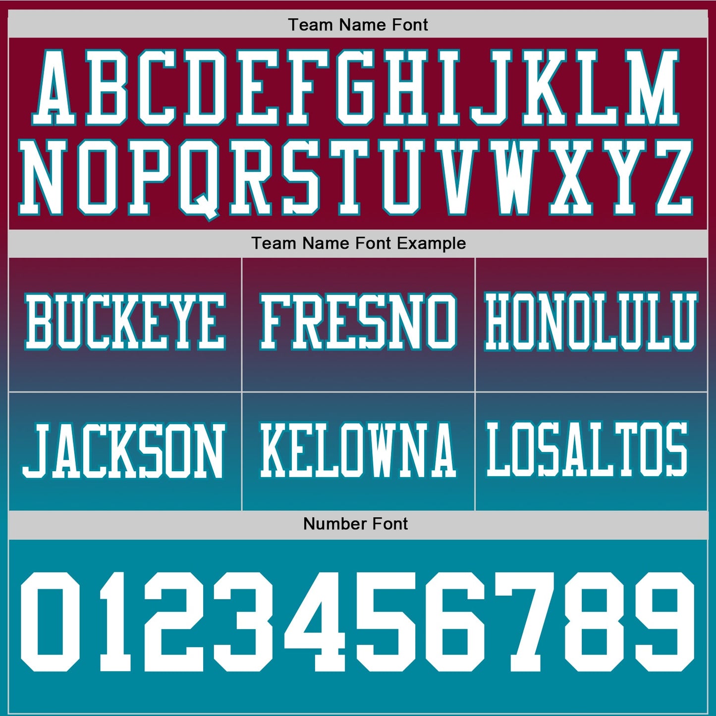 Custom Maroon White-Teal Authentic Fade Fashion Football Jersey view 3