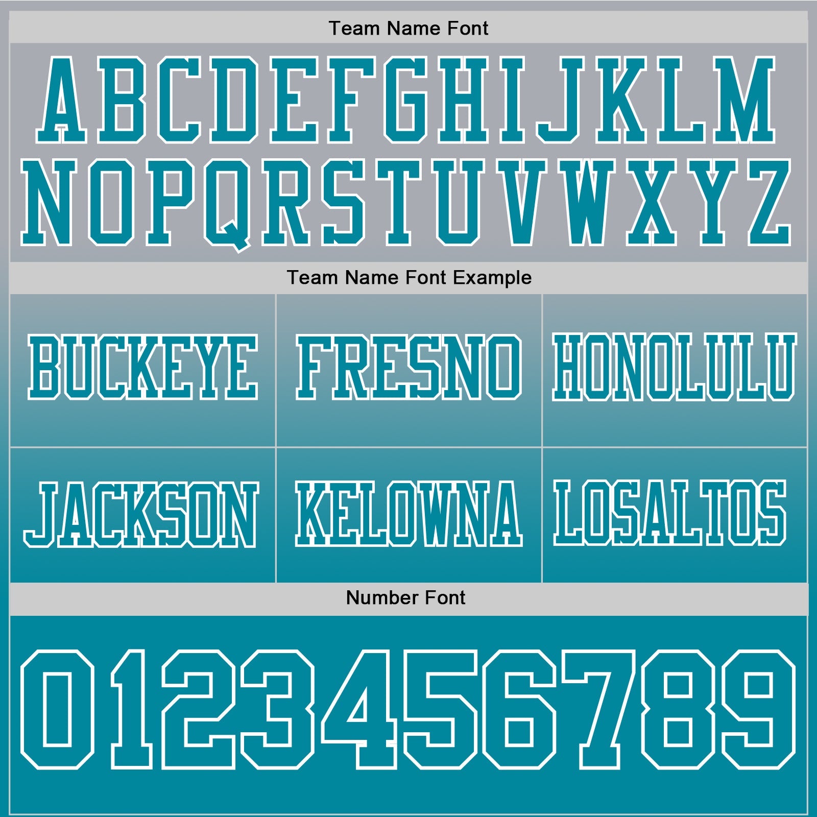 Custom Gray Teal-White Authentic Fade Fashion Football Jersey view 3