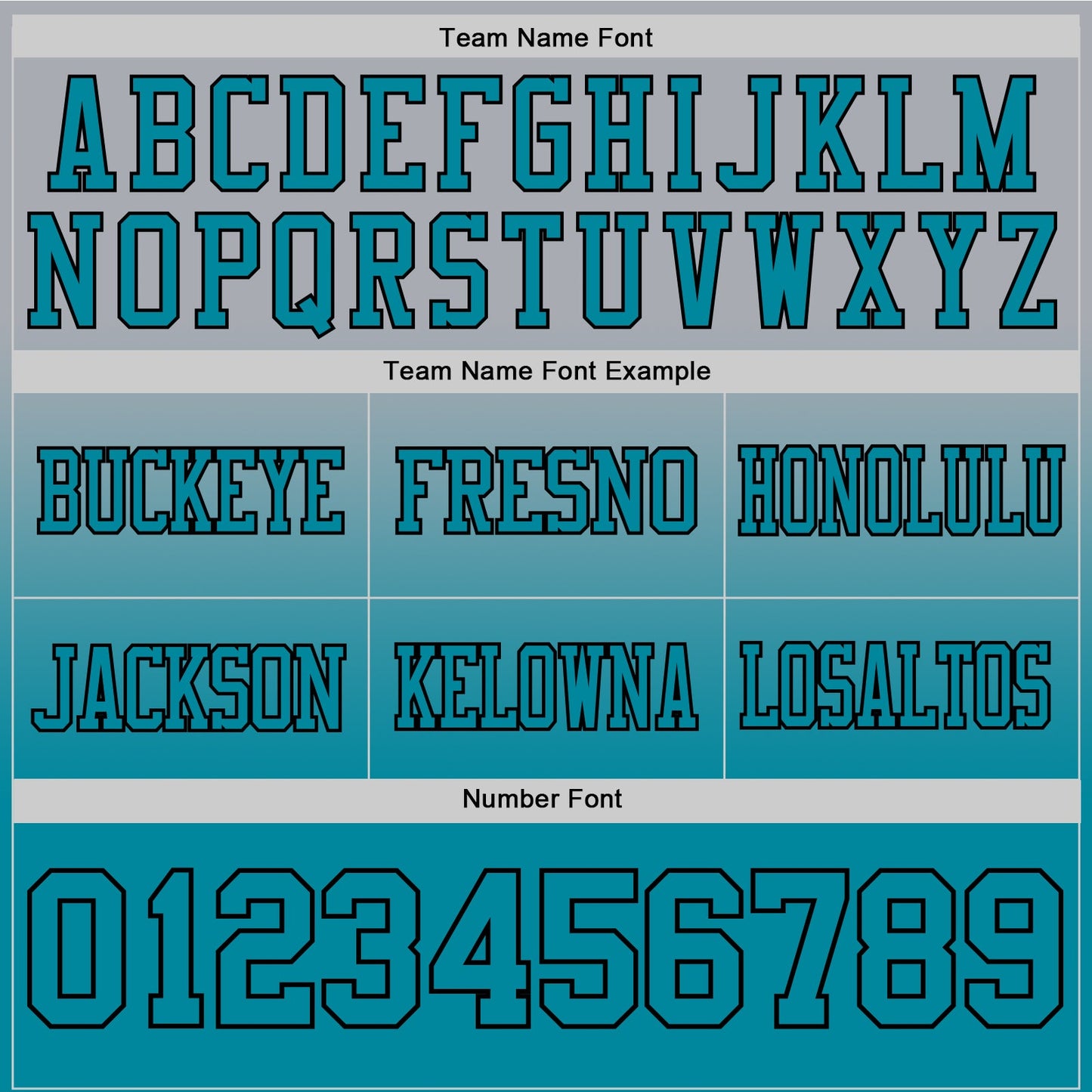 Custom Gray Teal-Black Authentic Fade Fashion Football Jersey view 3