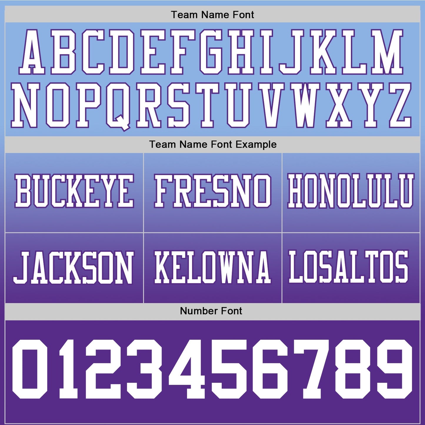 Custom Light Blue White-Purple Authentic Fade Fashion Football Jersey view 3
