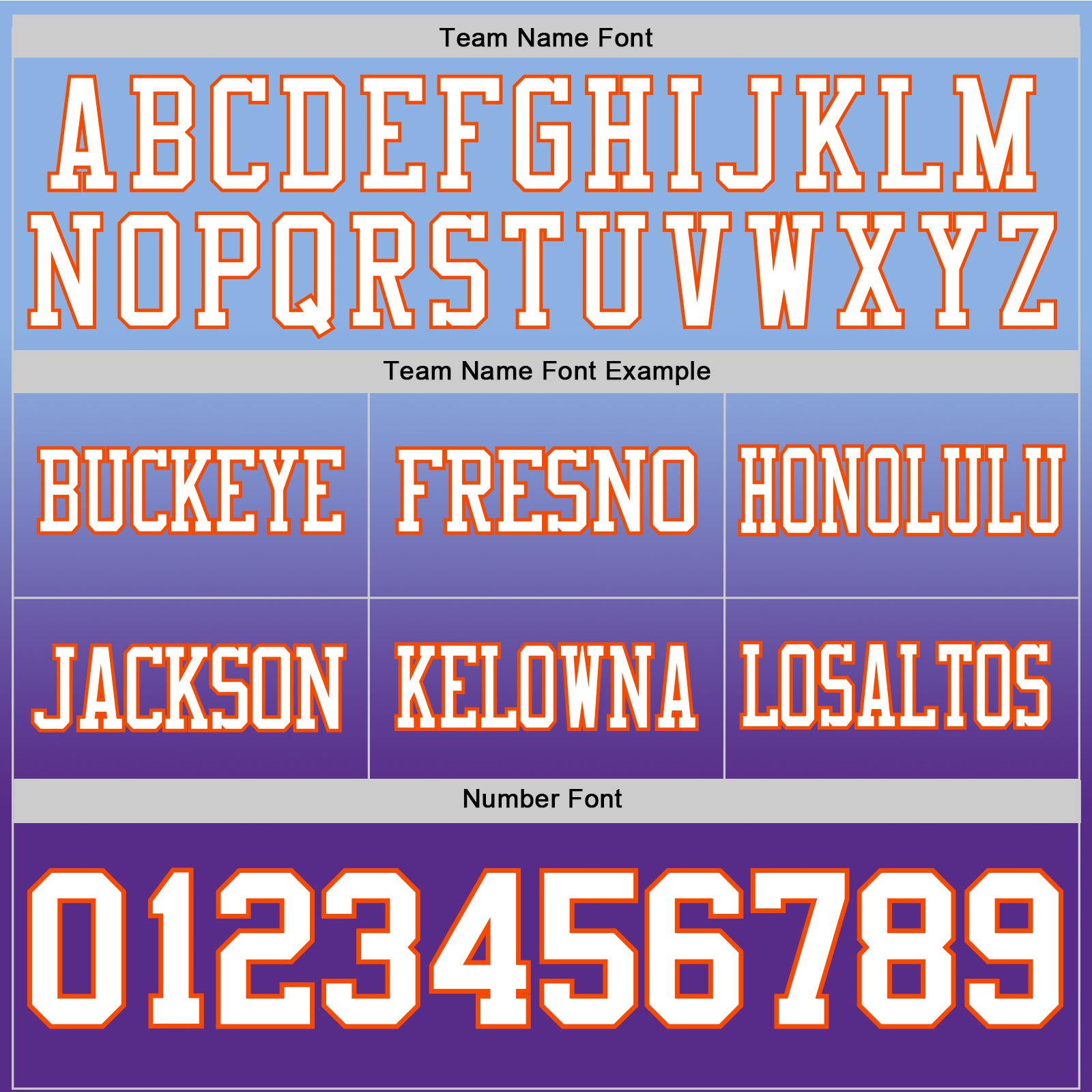 Custom Light Blue White Purple-Orange Authentic Fade Fashion Football Jersey view 3