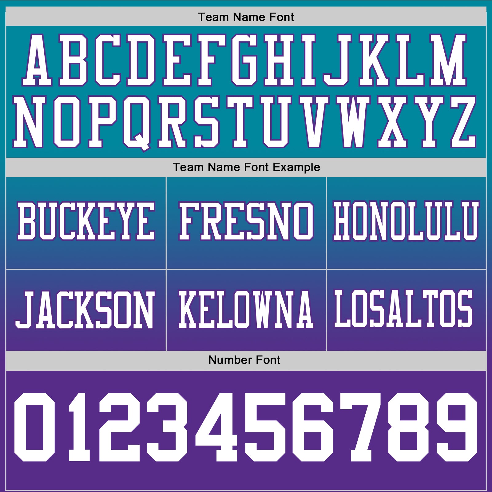 Custom Teal White-Purple Authentic Fade Fashion Football Jersey view 3