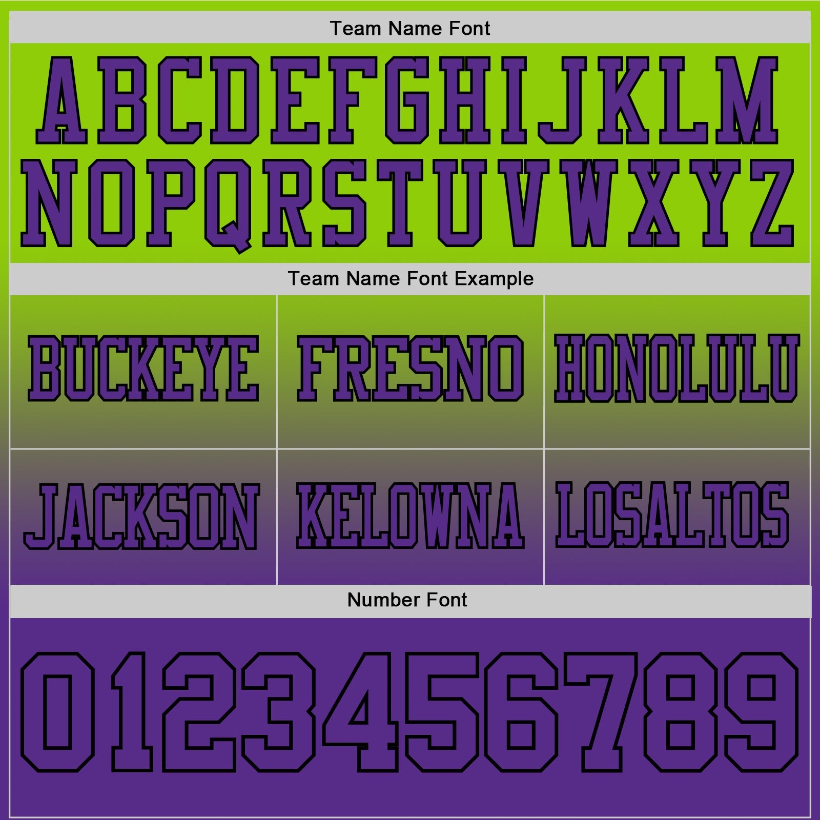 Custom Neon Green Purple-Black Authentic Fade Fashion Football Jersey view 3