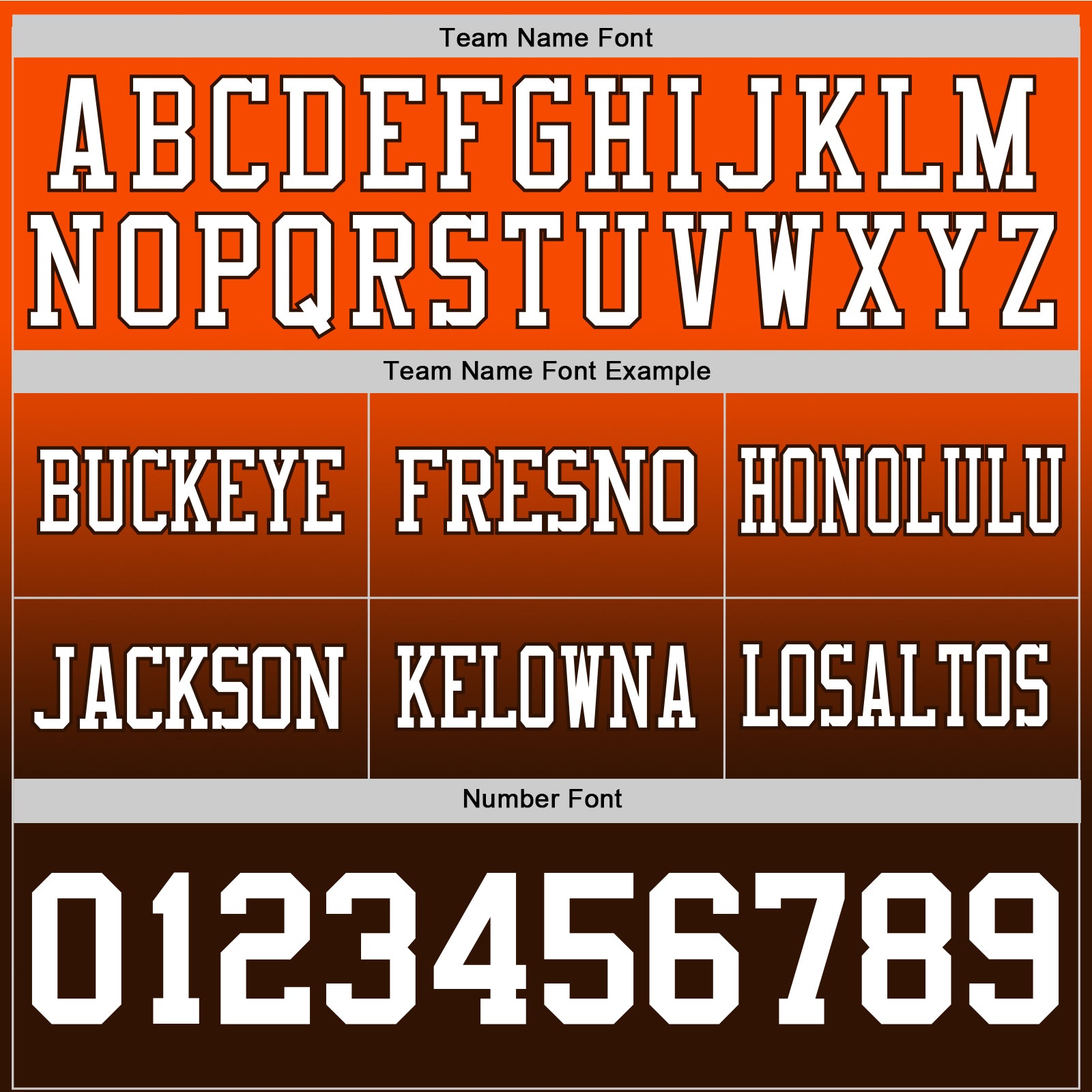 Custom Orange White-Brown Authentic Fade Fashion Football Jersey view 3
