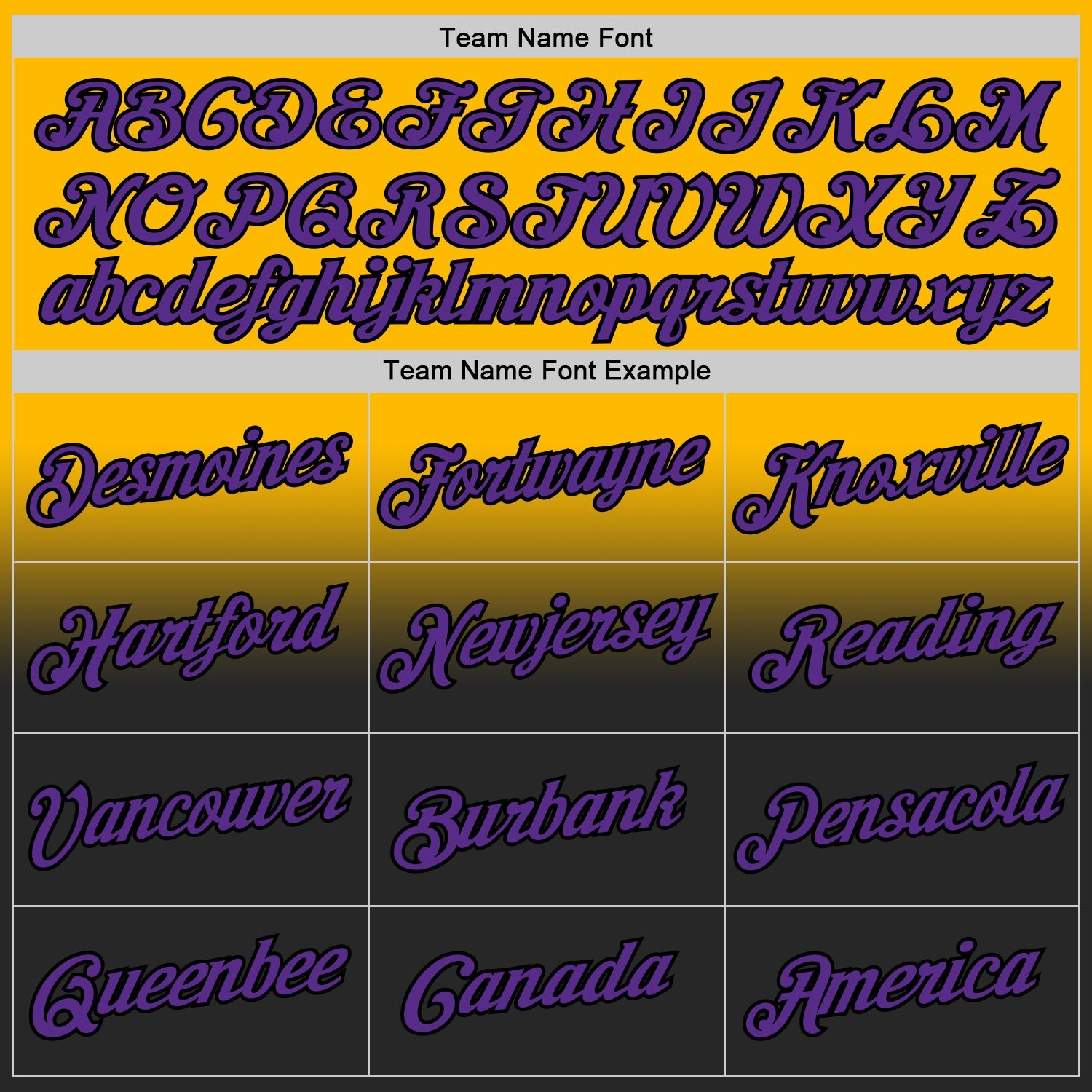 Custom Stitched Gold Purple-Black Fade Fashion Sports Pullover Sweatshirt Hoodie view 3