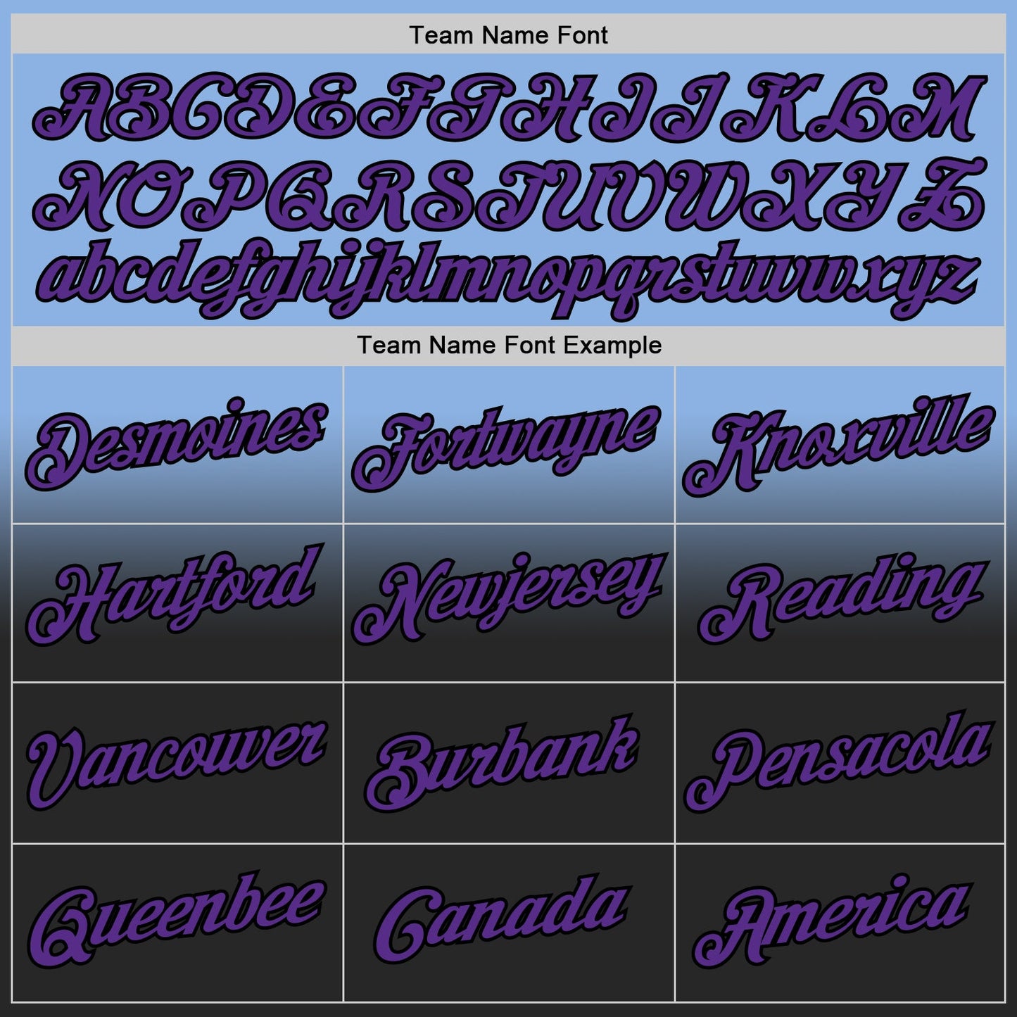 Custom Stitched Light Blue Purple-Black Fade Fashion Sports Pullover Sweatshirt Hoodie view 3