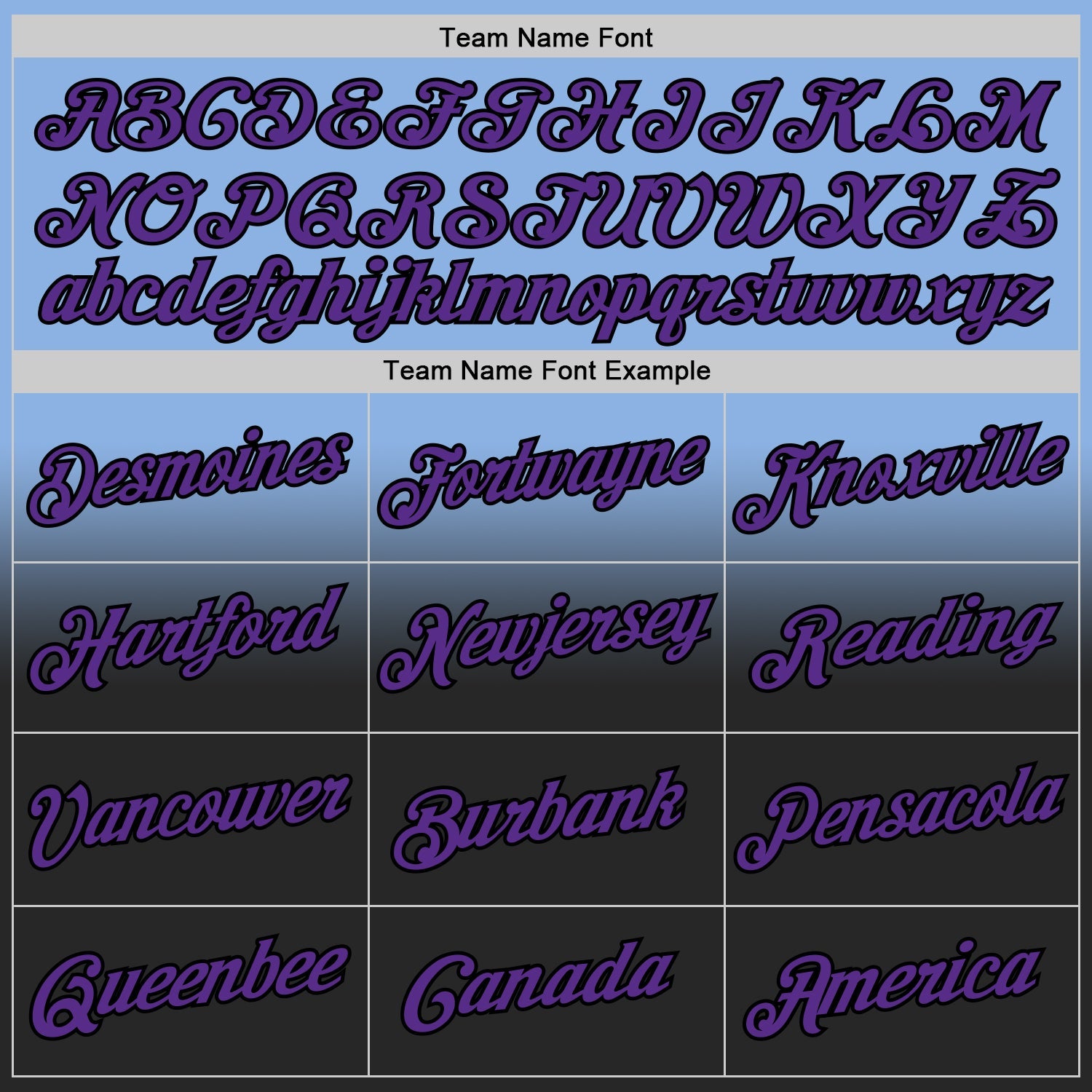 Custom Stitched Light Blue Purple-Black Fade Fashion Sports Pullover Sweatshirt Hoodie view 3