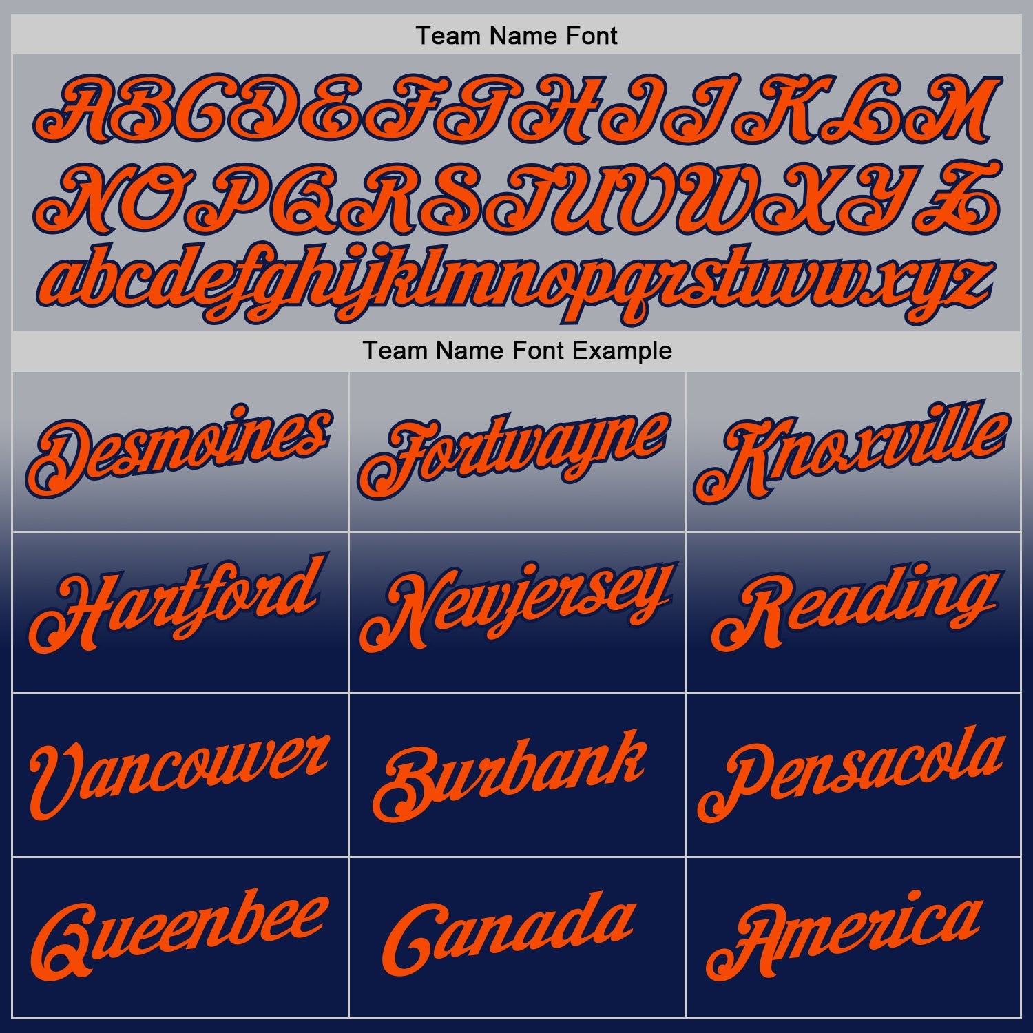 Custom Stitched Gray Orange-Navy Fade Fashion Sports Pullover Sweatshirt Hoodie view 3
