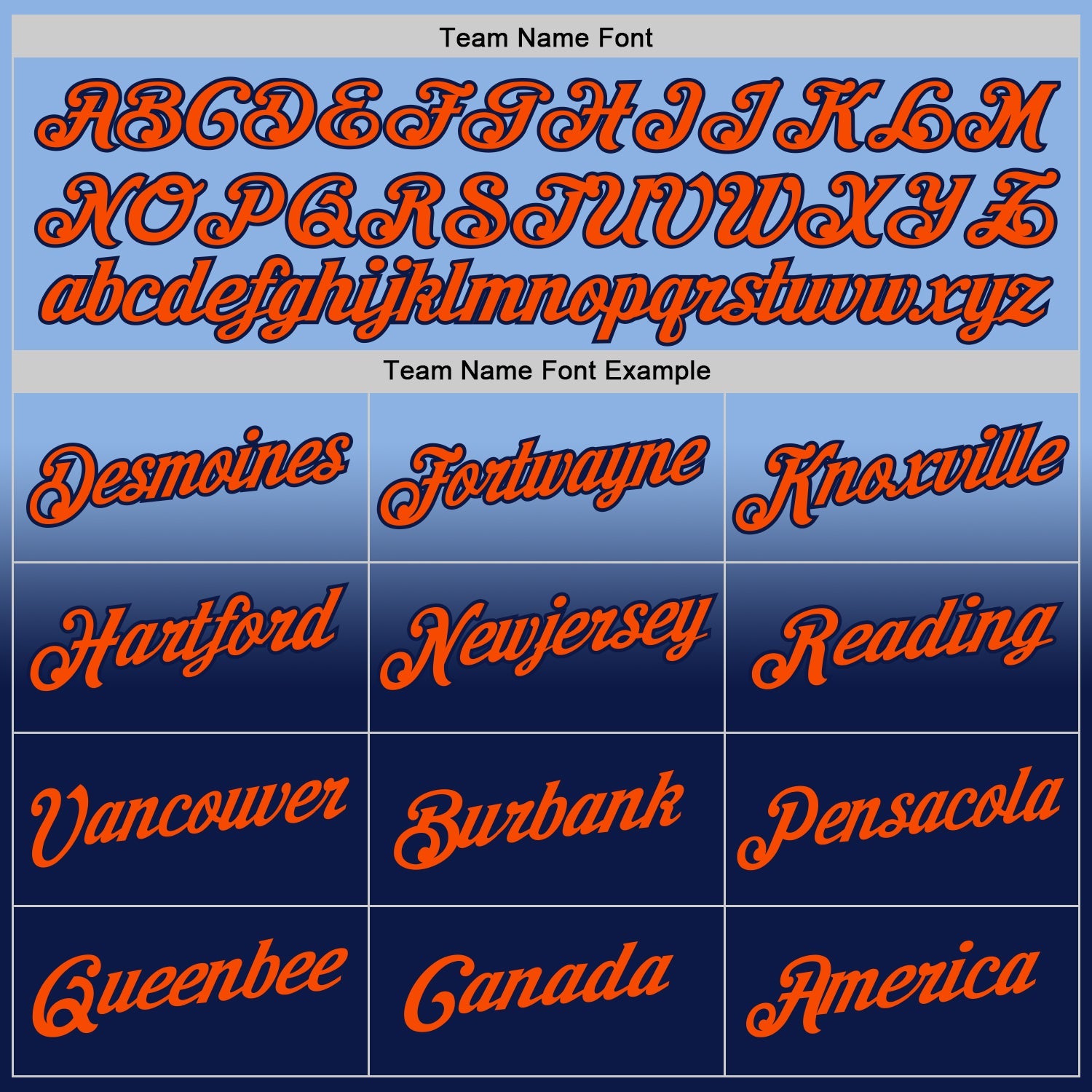 Custom Stitched Light Blue Orange-Navy Fade Fashion Sports Pullover Sweatshirt Hoodie view 3