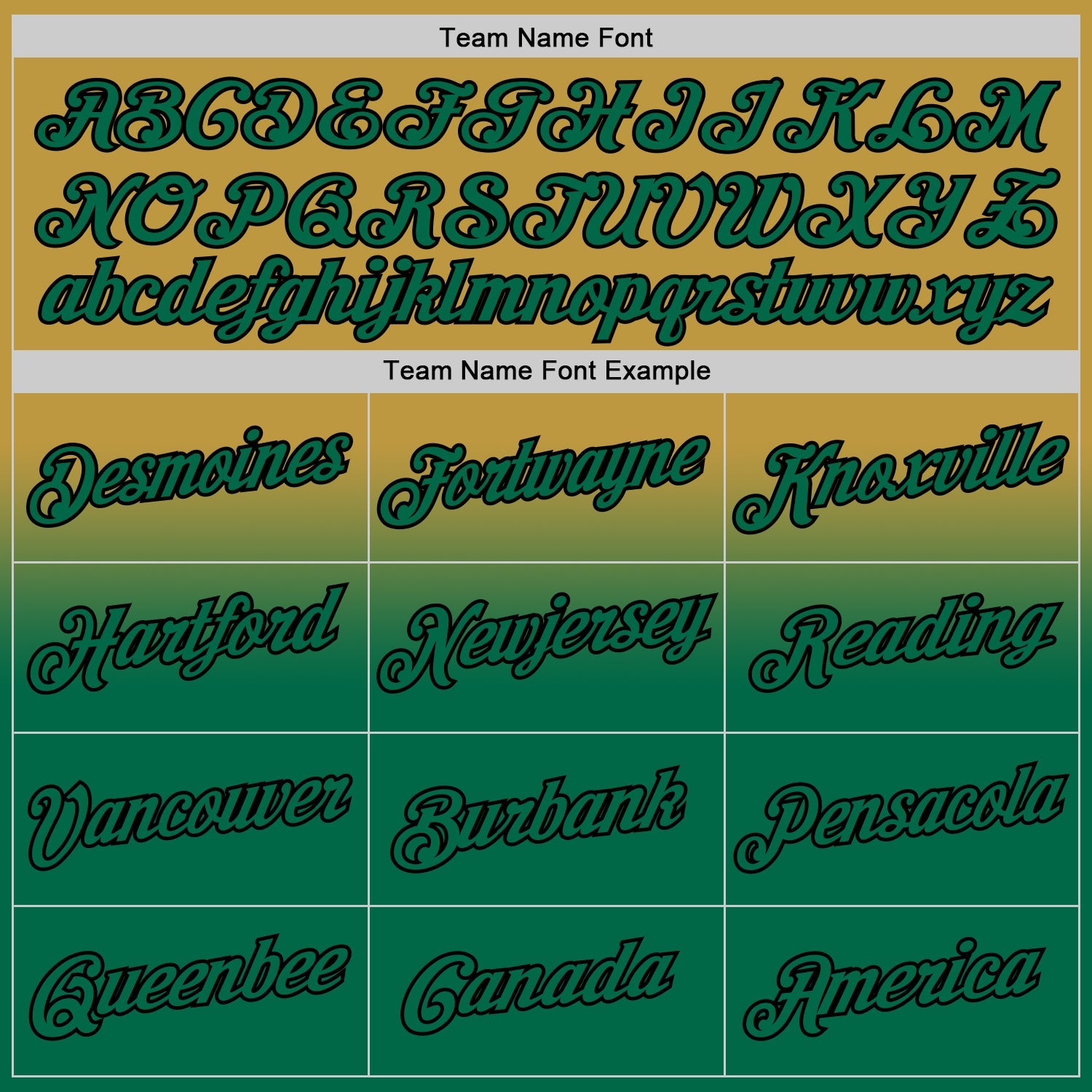 Custom Stitched Old Gold Kelly Green-Black Fade Fashion Sports Pullover Sweatshirt Hoodie view 3