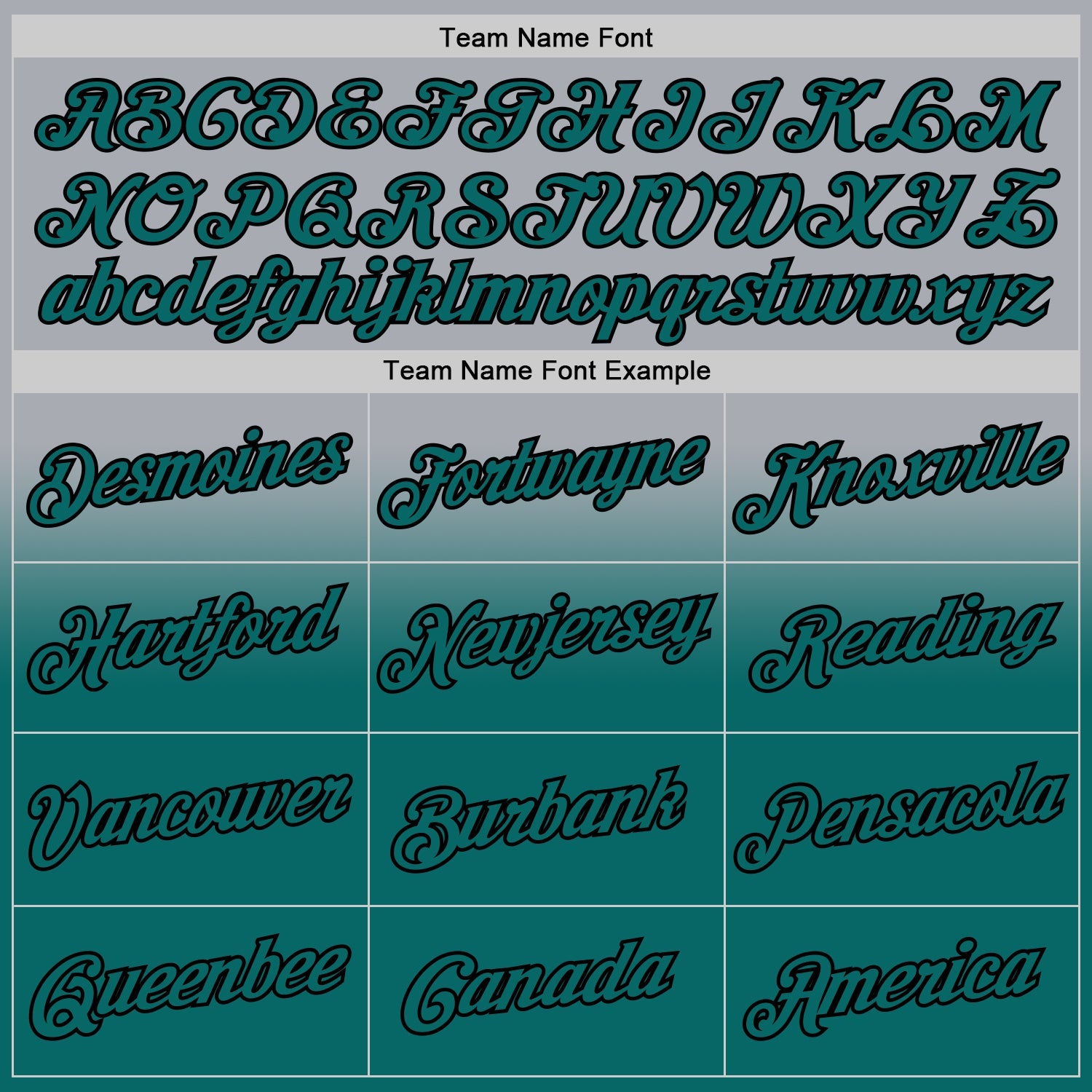 Custom Stitched Gray Teal-Black Fade Fashion Sports Pullover Sweatshirt Hoodie view 3