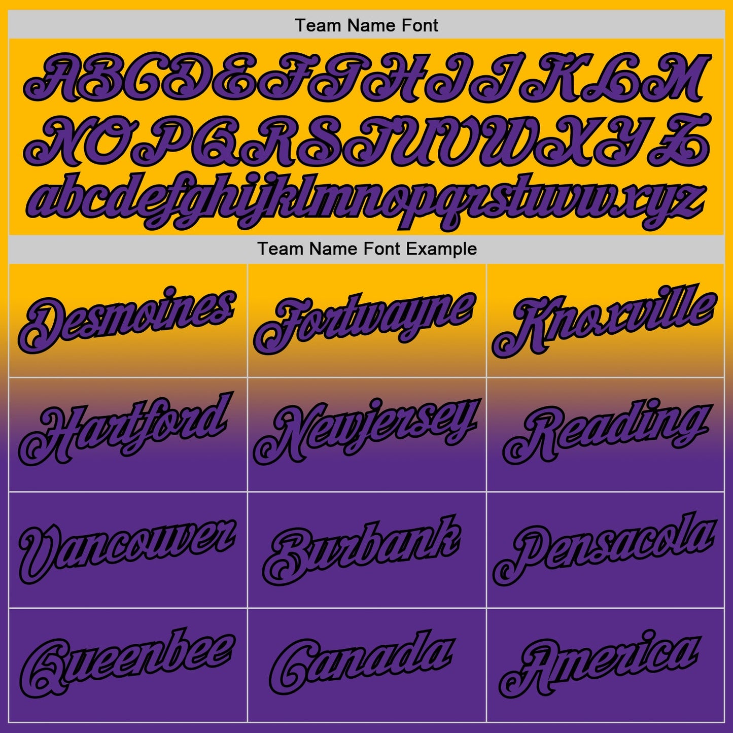 Custom Stitched Gold Purple-Black Fade Fashion Sports Pullover Sweatshirt Hoodie view 3