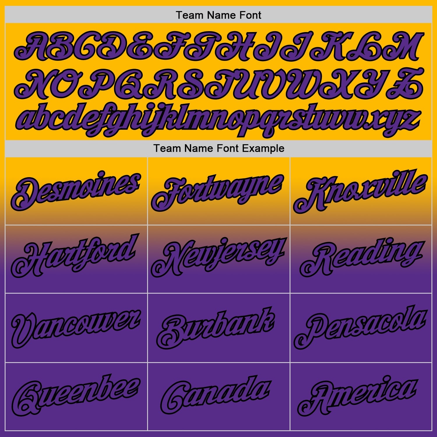 Custom Stitched Gold Purple-Black Fade Fashion Sports Pullover Sweatshirt Hoodie view 3