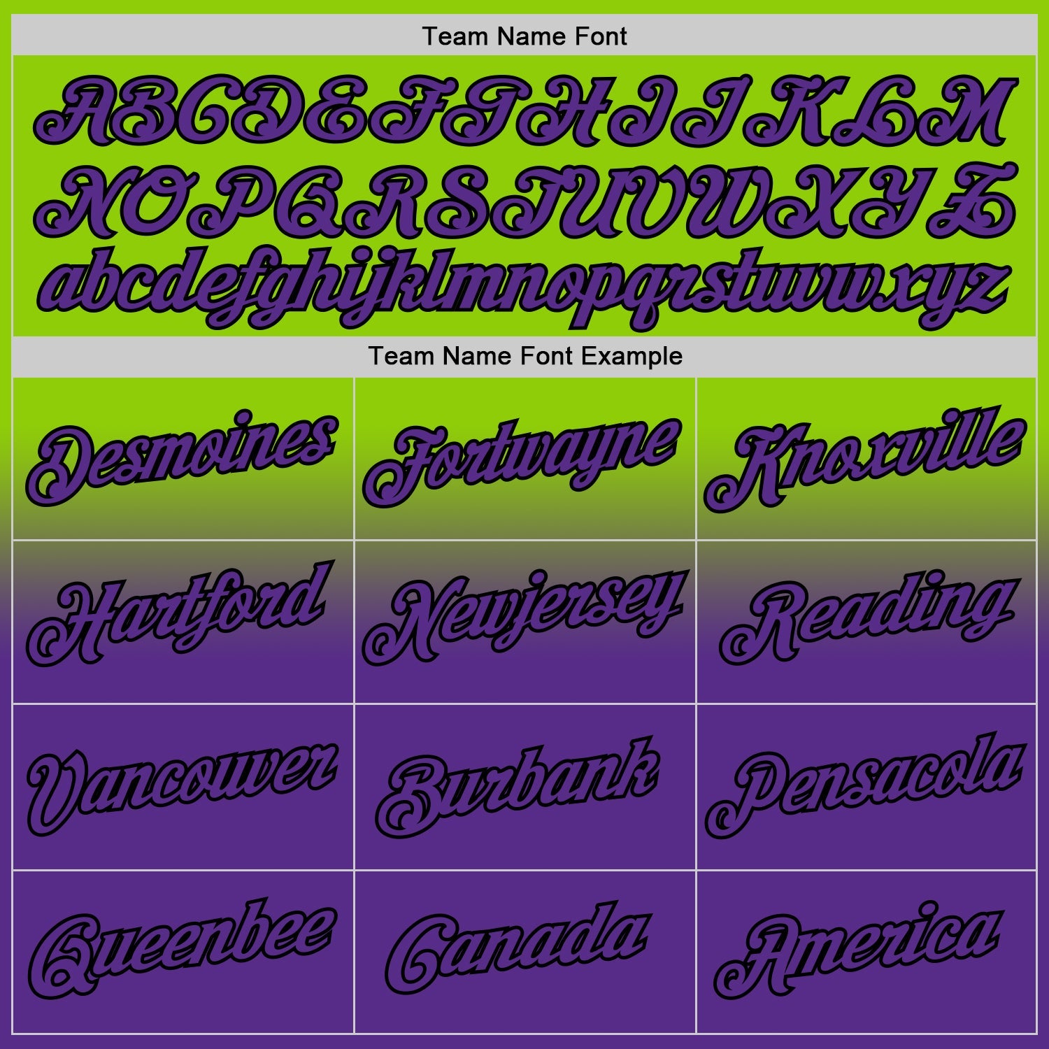 Custom Stitched Neon Green Purple-Black Fade Fashion Sports Pullover Sweatshirt Hoodie view 3
