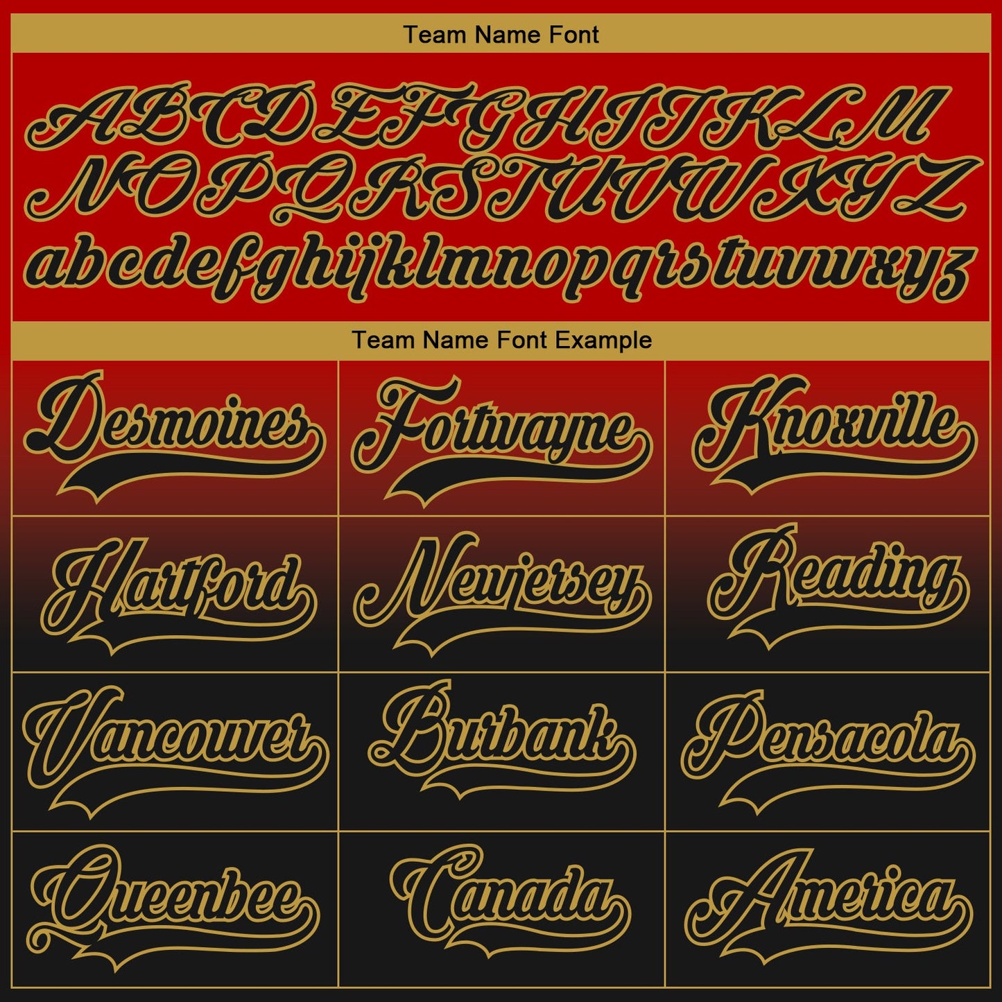 Custom Red Black-Old Gold Fade Fashion Hockey Lace Neck Jersey view 6