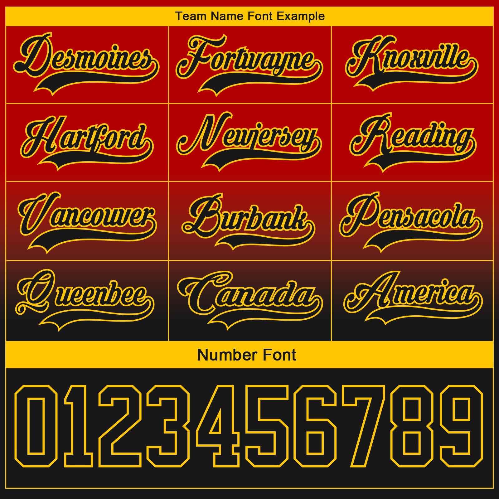 Custom Red Black-Yellow Fade Fashion Hockey Lace Neck Jersey view 6