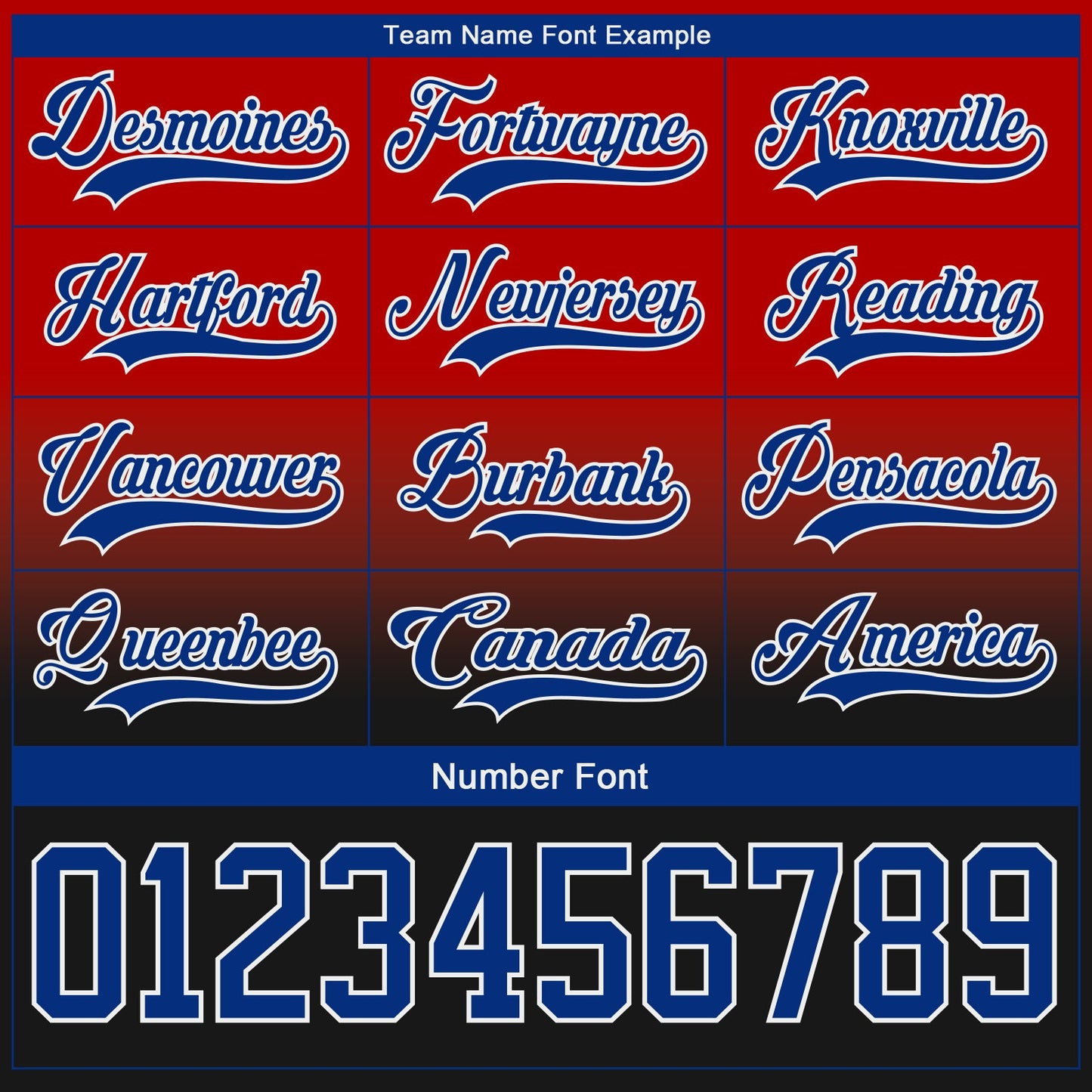 Custom Red Royal Black-White Fade Fashion Hockey Lace Neck Jersey view 6