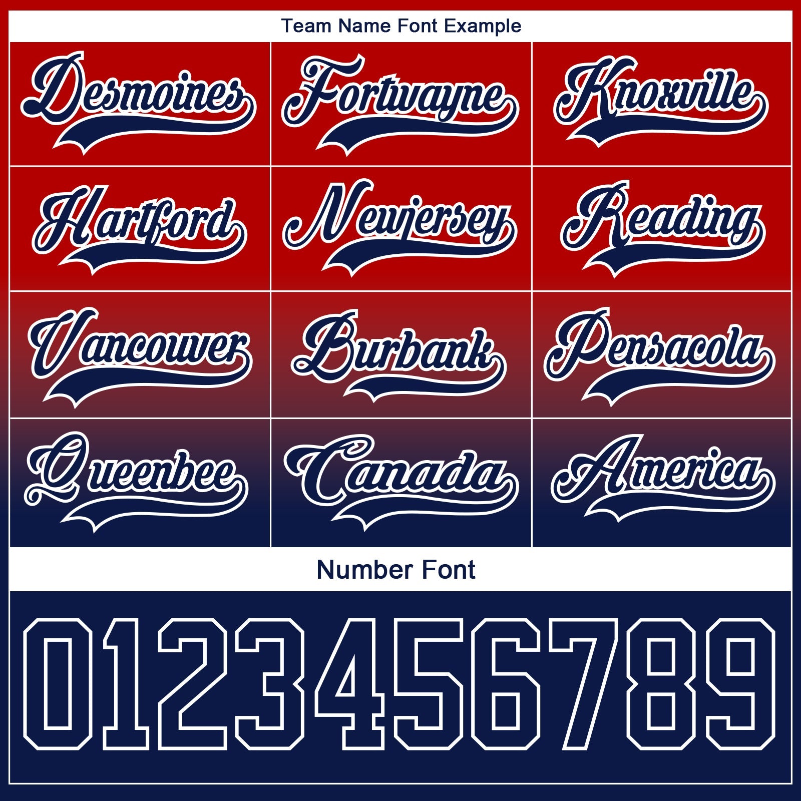 Custom Red Navy-White Fade Fashion Hockey Lace Neck Jersey view 6
