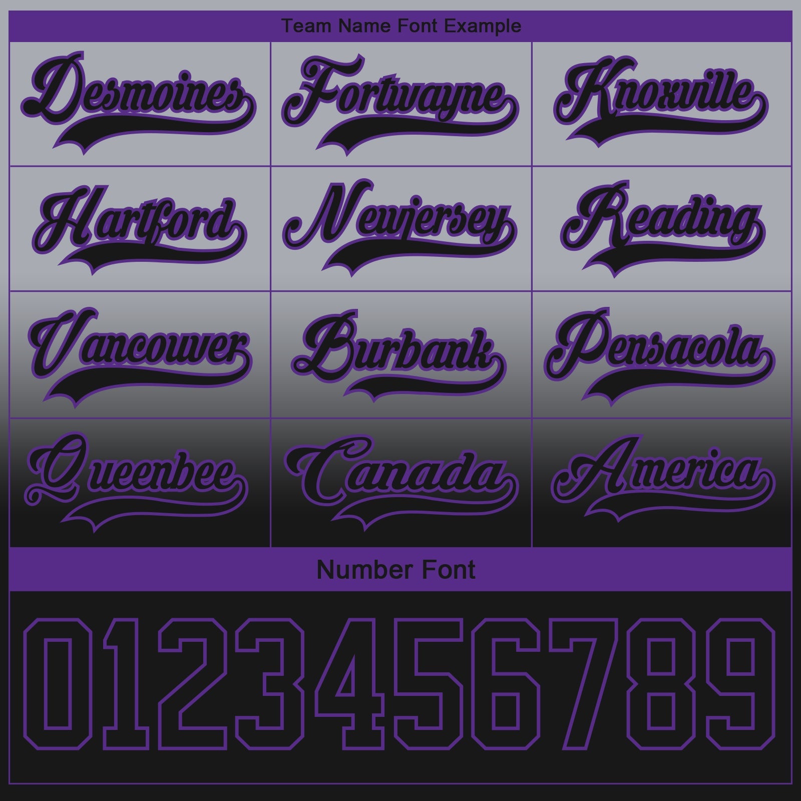 Custom Gray Black-Purple Fade Fashion Hockey Lace Neck Jersey view 6