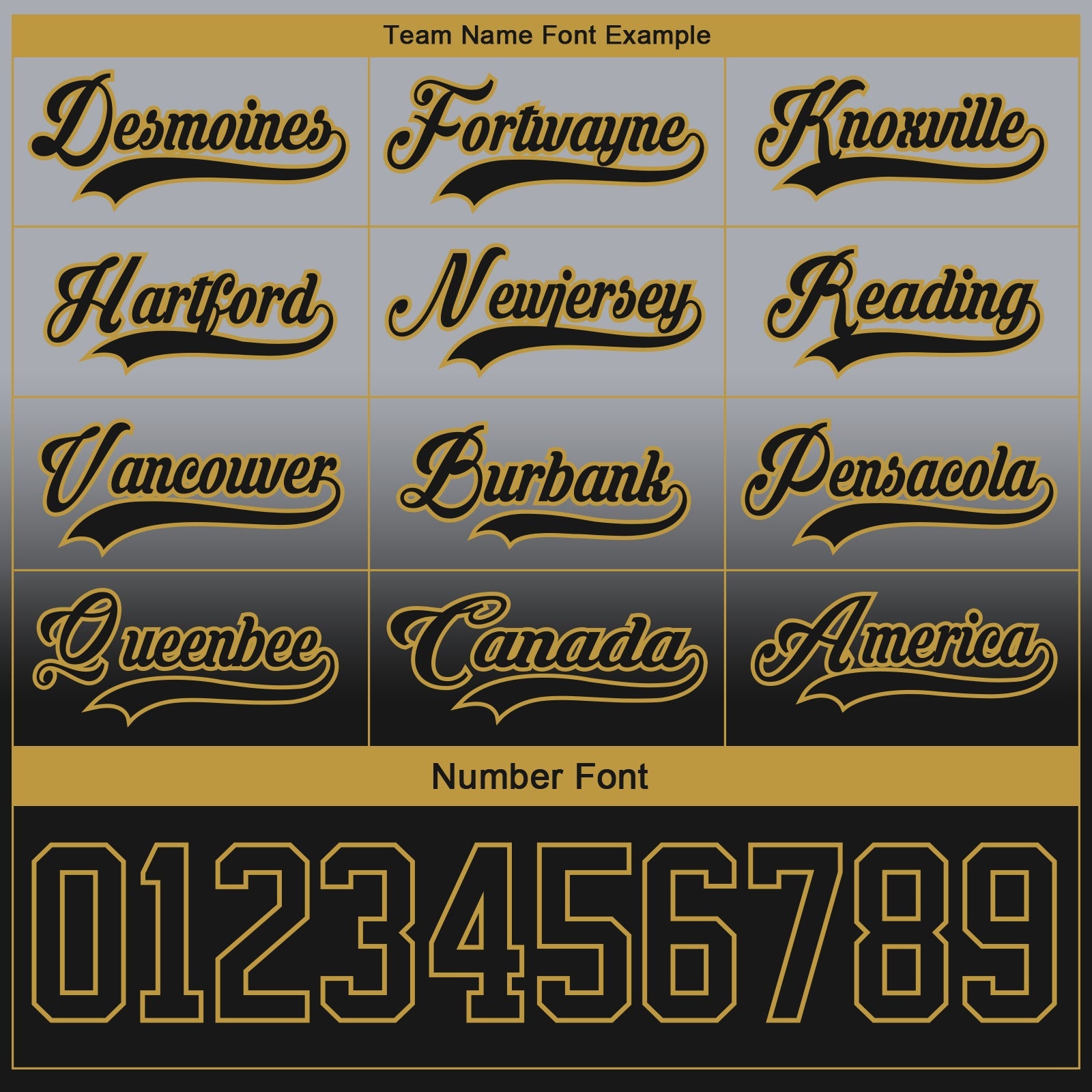 Custom Gray Black-Old Gold Fade Fashion Hockey Lace Neck Jersey view 6