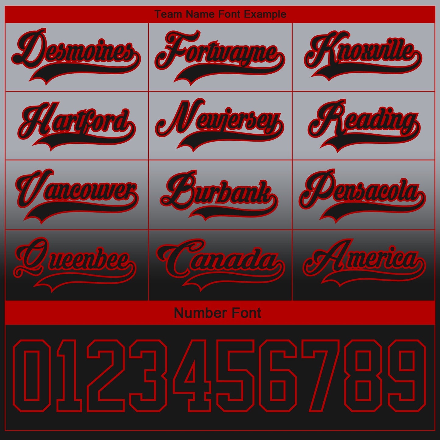 Custom Gray Black-Red Fade Fashion Hockey Lace Neck Jersey view 6