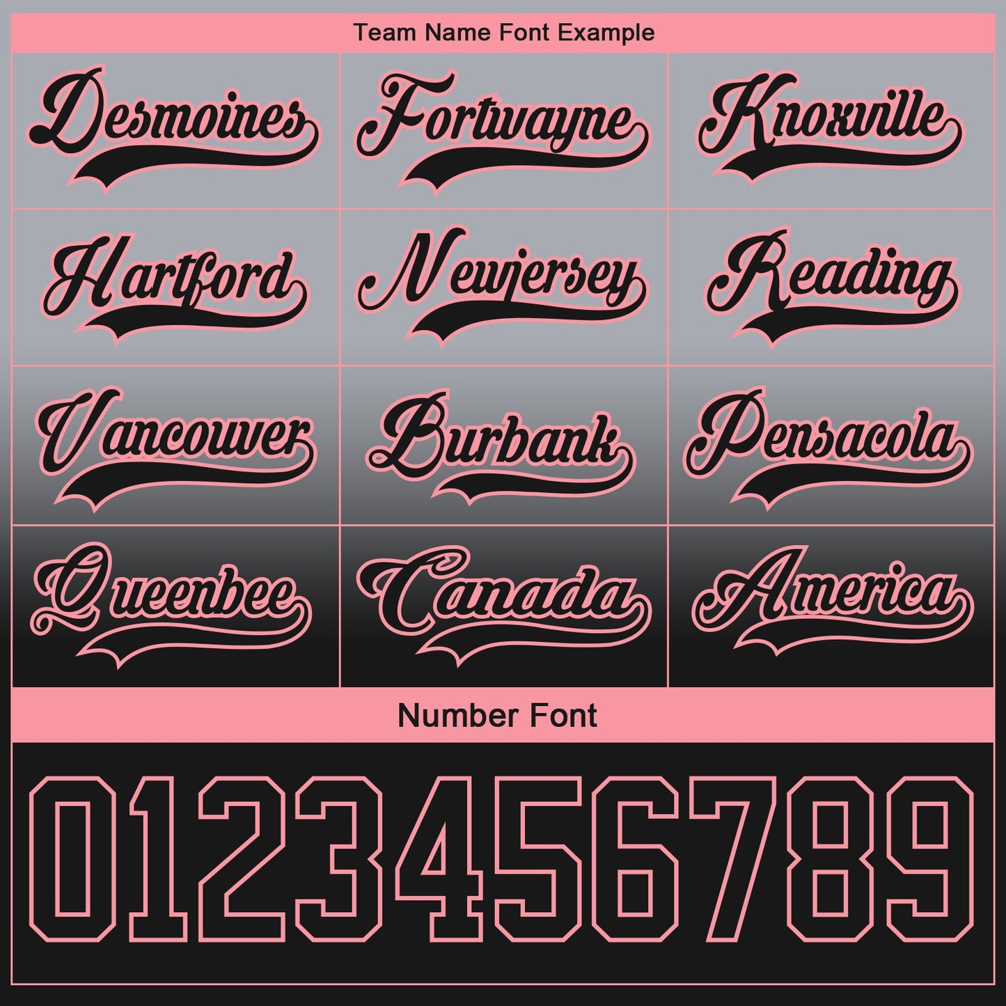 Custom Gray Black-Medium Pink Fade Fashion Hockey Lace Neck Jersey view 6