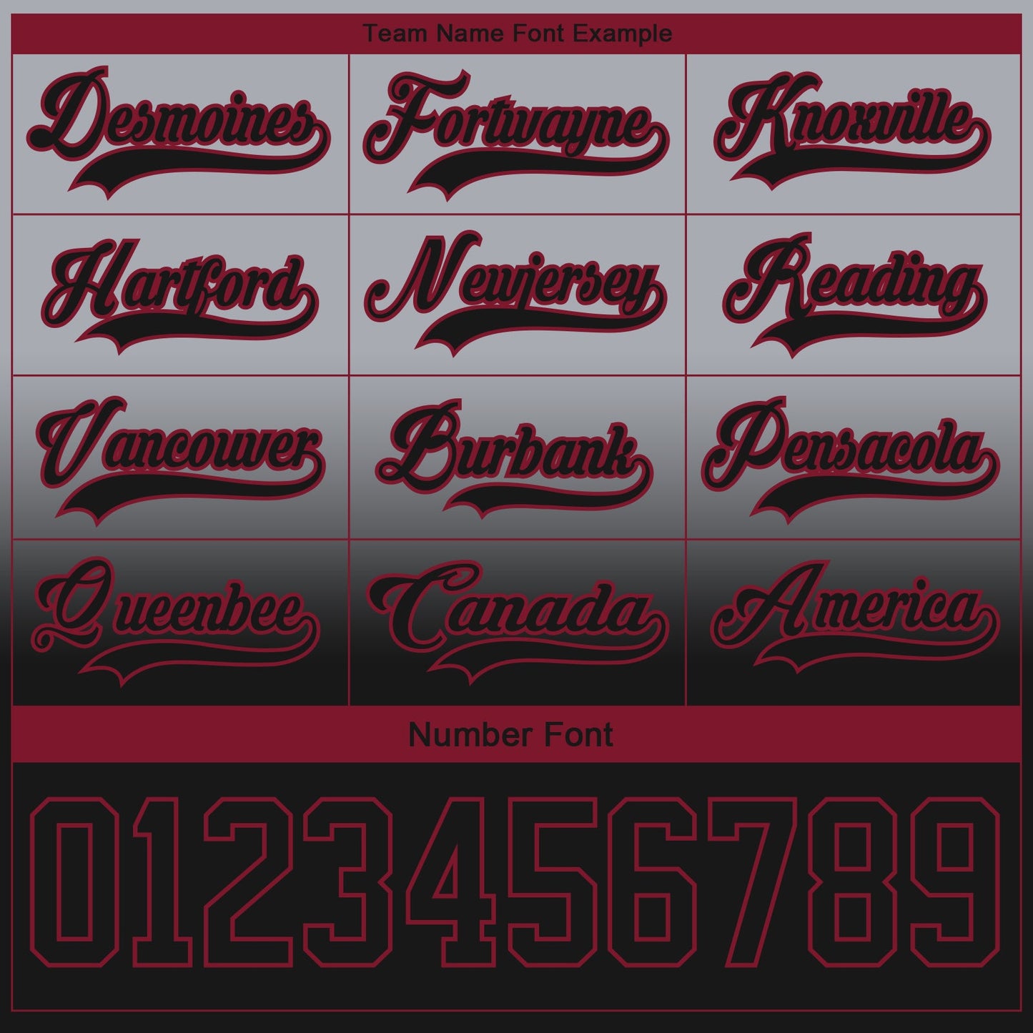 Custom Gray Black-Crimson Fade Fashion Hockey Lace Neck Jersey view 6