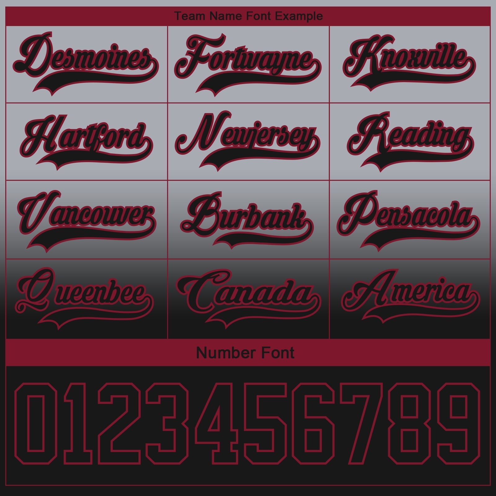 Custom Gray Black-Crimson Fade Fashion Hockey Lace Neck Jersey view 6