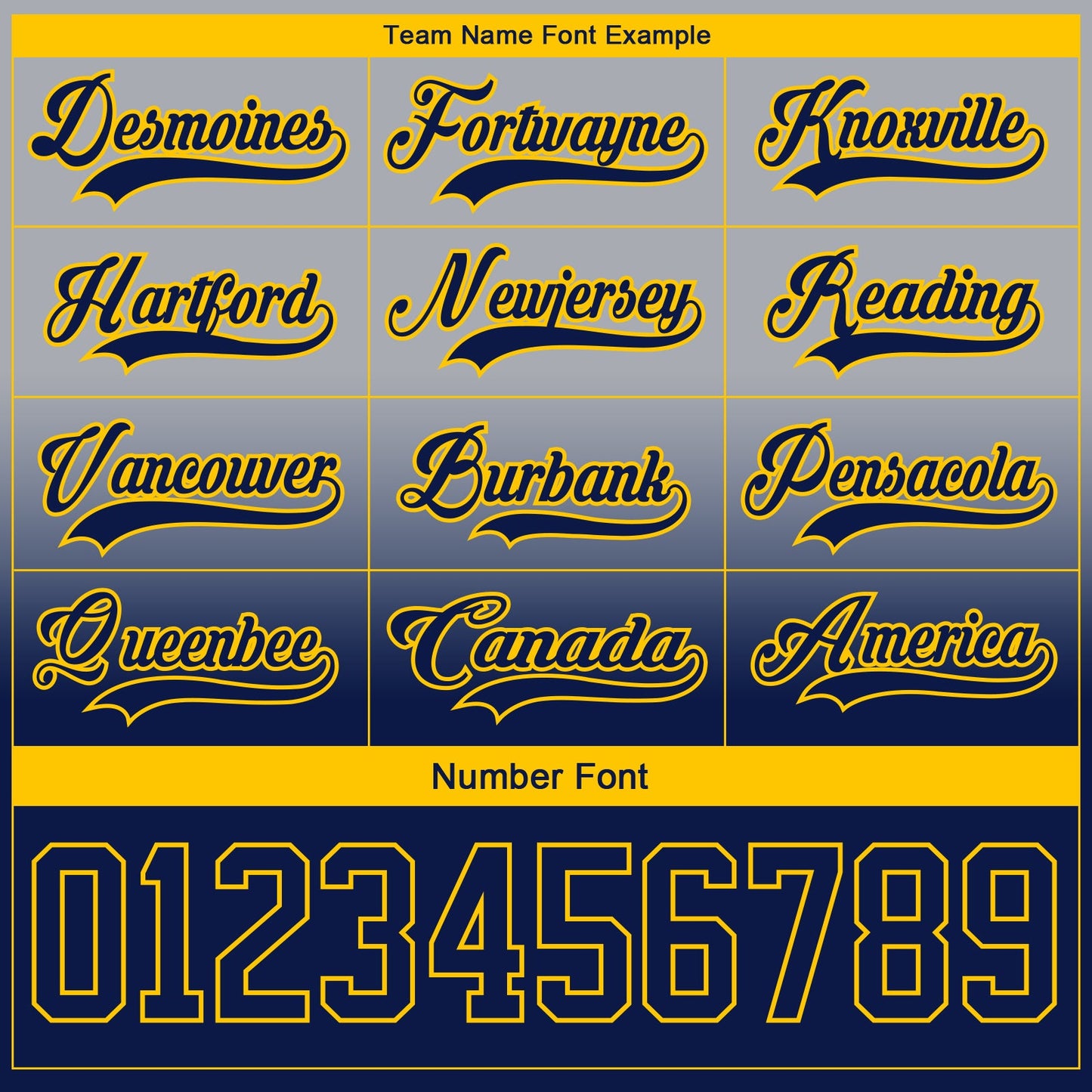 Custom Gray Navy-Gold Fade Fashion Hockey Lace Neck Jersey view 6