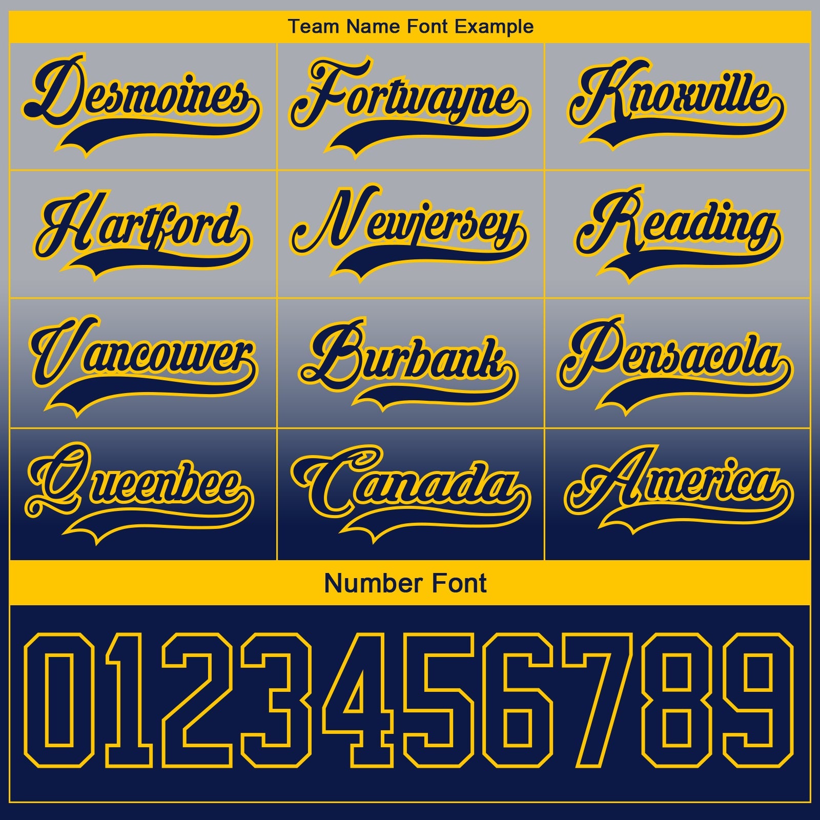 Custom Gray Navy-Gold Fade Fashion Hockey Lace Neck Jersey view 6